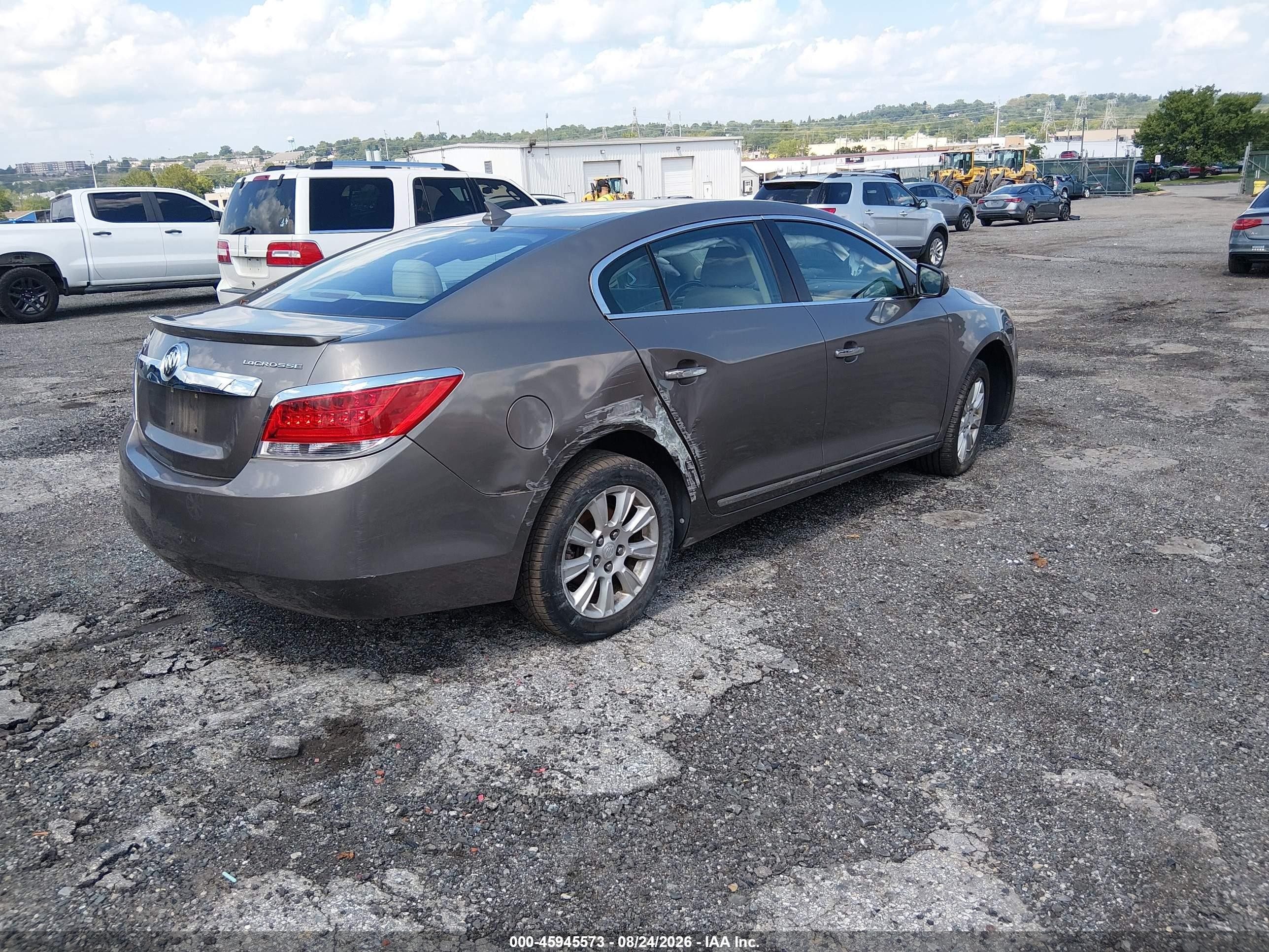 2012 Buick Lacrosse   Brown vin: 1G4GA5ER4CF316109