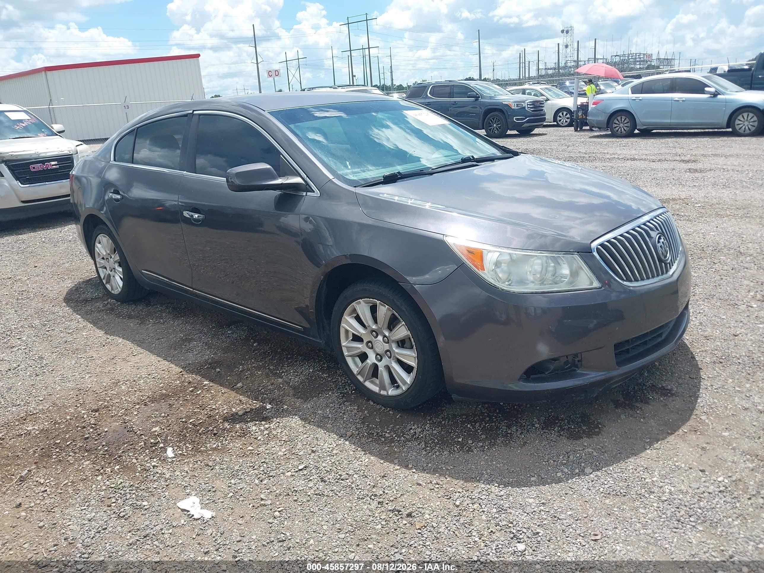 2013 Buick Lacrosse   Gray vin: 1G4GA5ER7DF317790