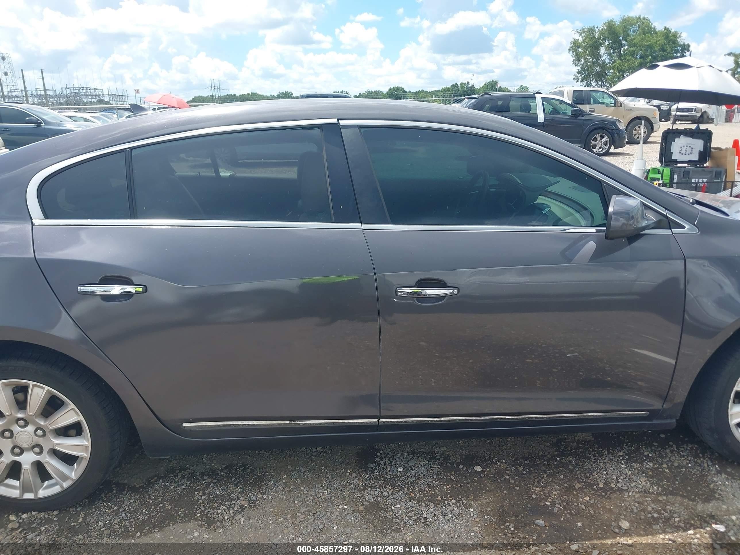 2013 Buick Lacrosse   Gray vin: 1G4GA5ER7DF317790