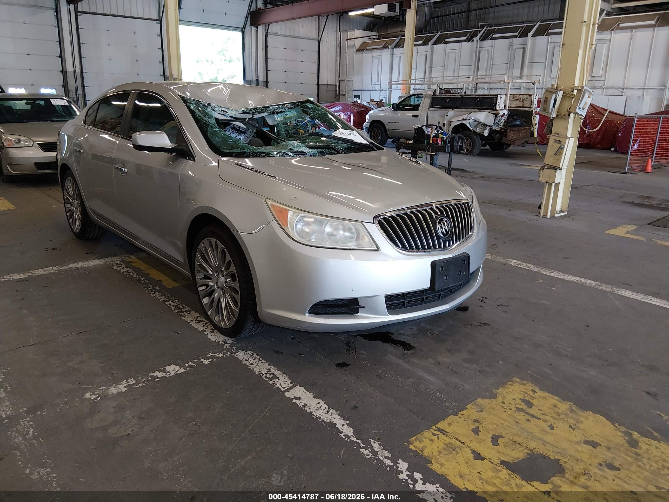 2013 Buick Lacrosse   Silver vin: 1G4GA5ER8DF154762