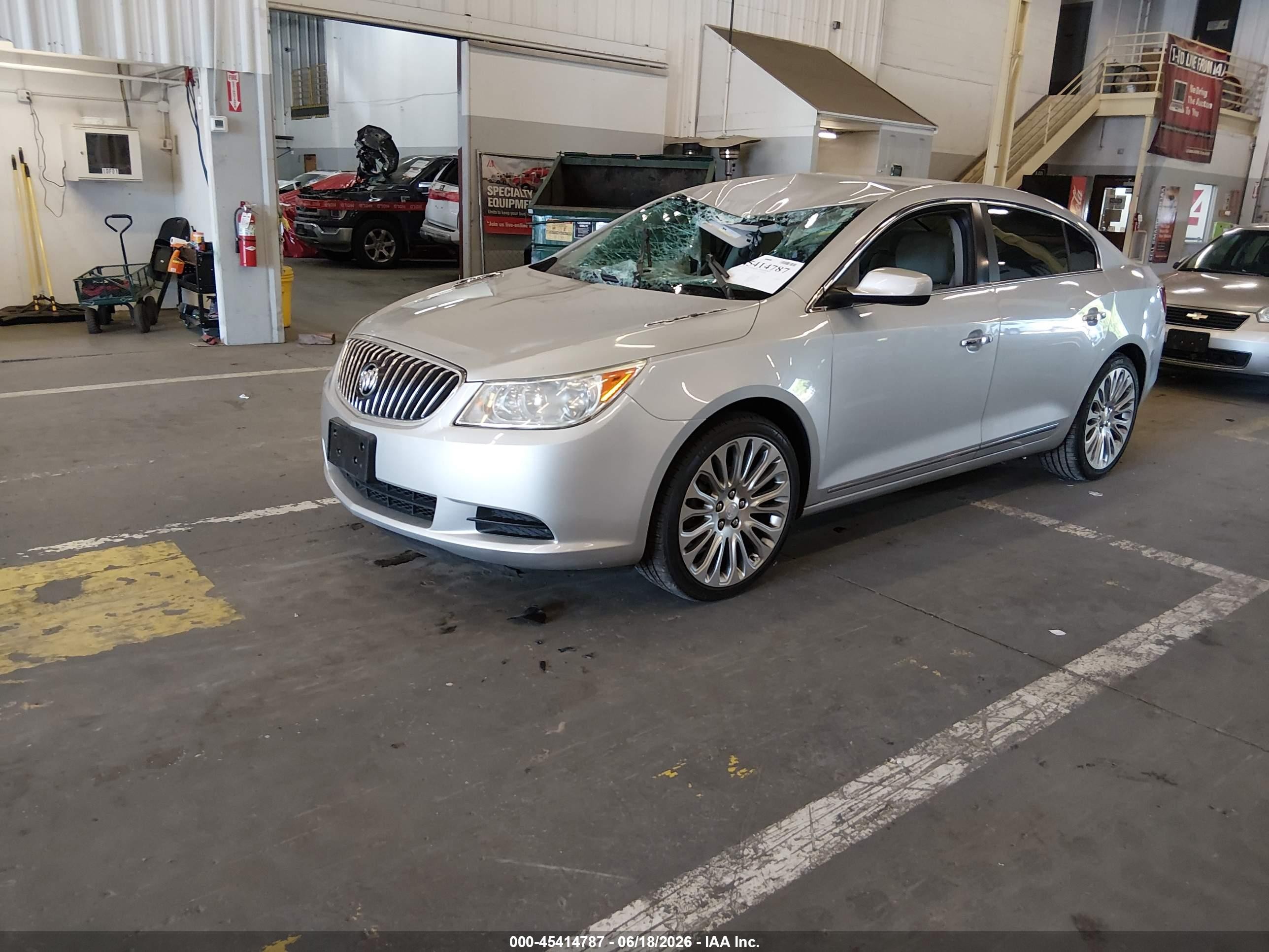2013 Buick Lacrosse   Silver vin: 1G4GA5ER8DF154762