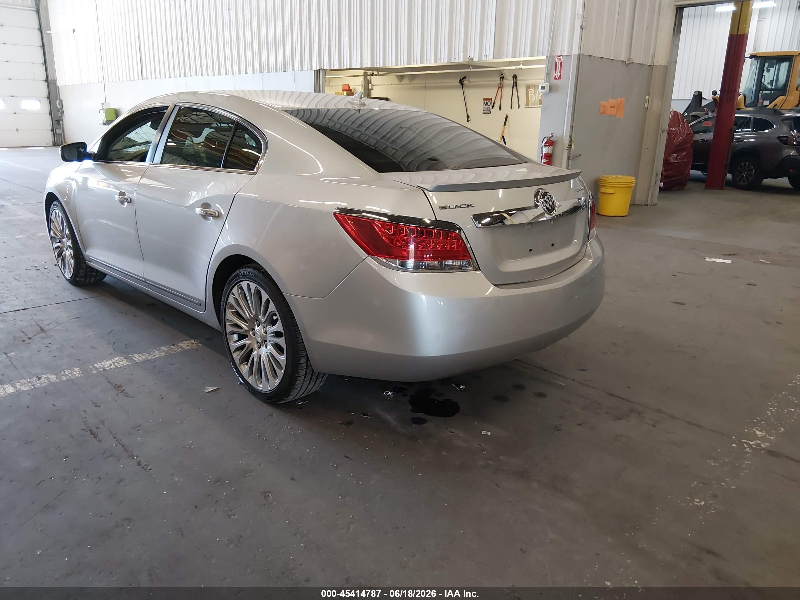 2013 Buick Lacrosse   Silver vin: 1G4GA5ER8DF154762