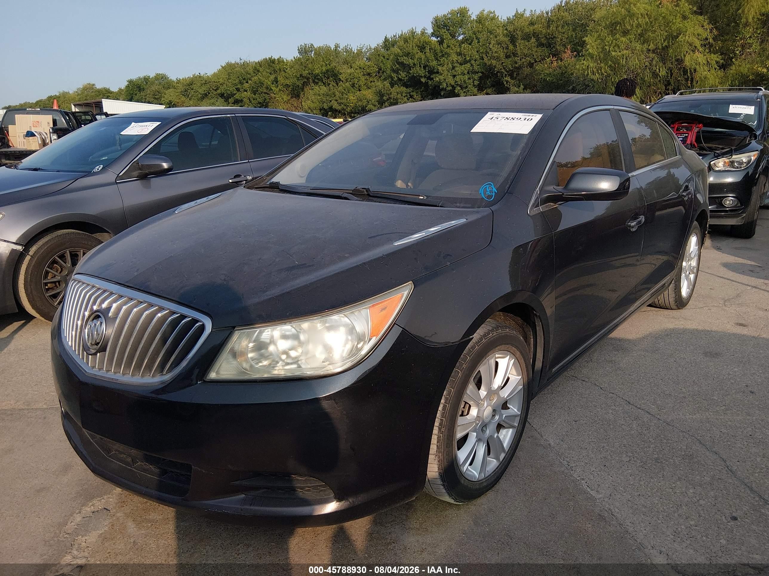 2013 Buick Lacrosse   Black vin: 1G4GA5ER8DF187941