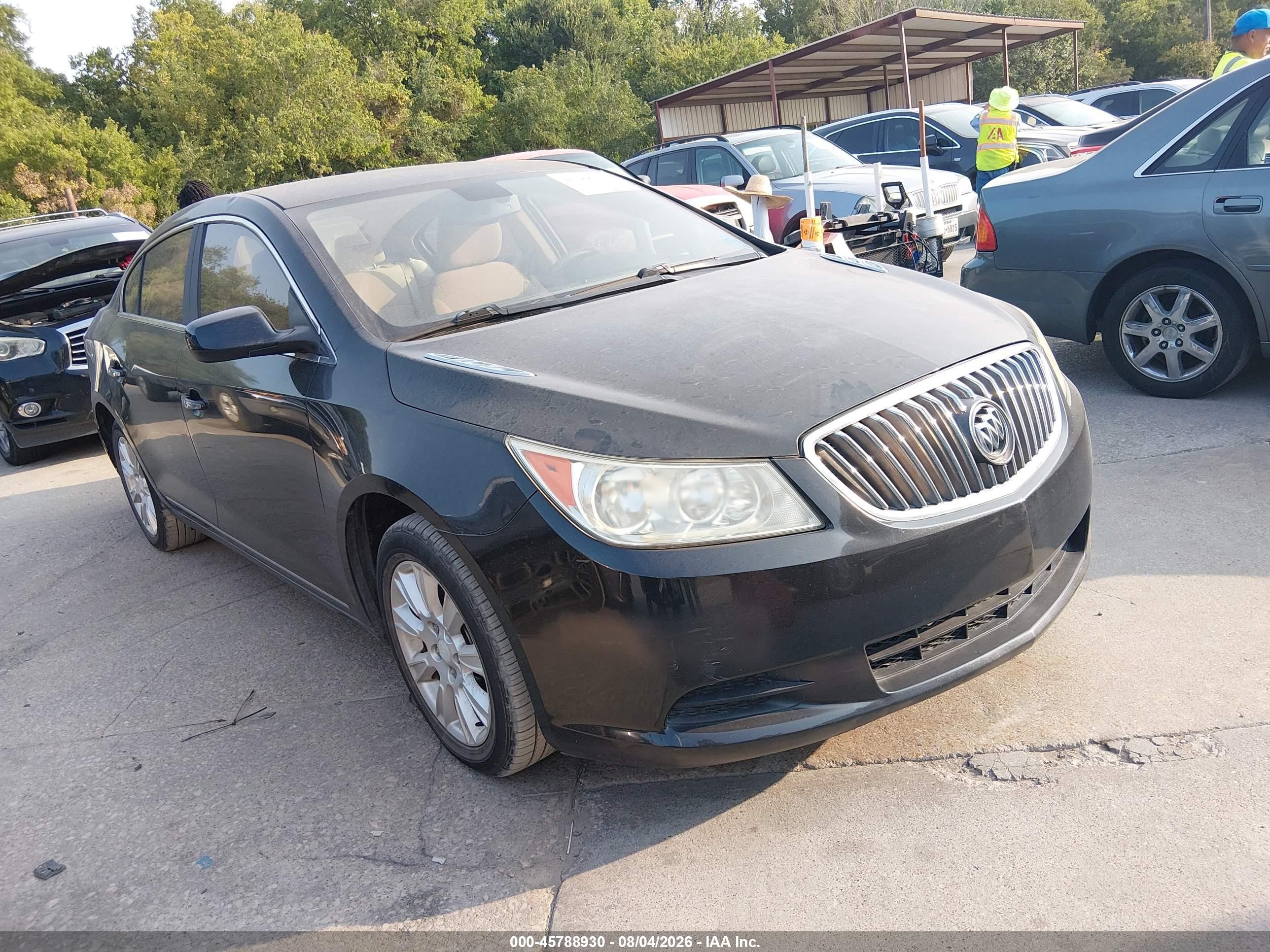 2013 Buick Lacrosse   Черный vin: 1G4GA5ER8DF187941