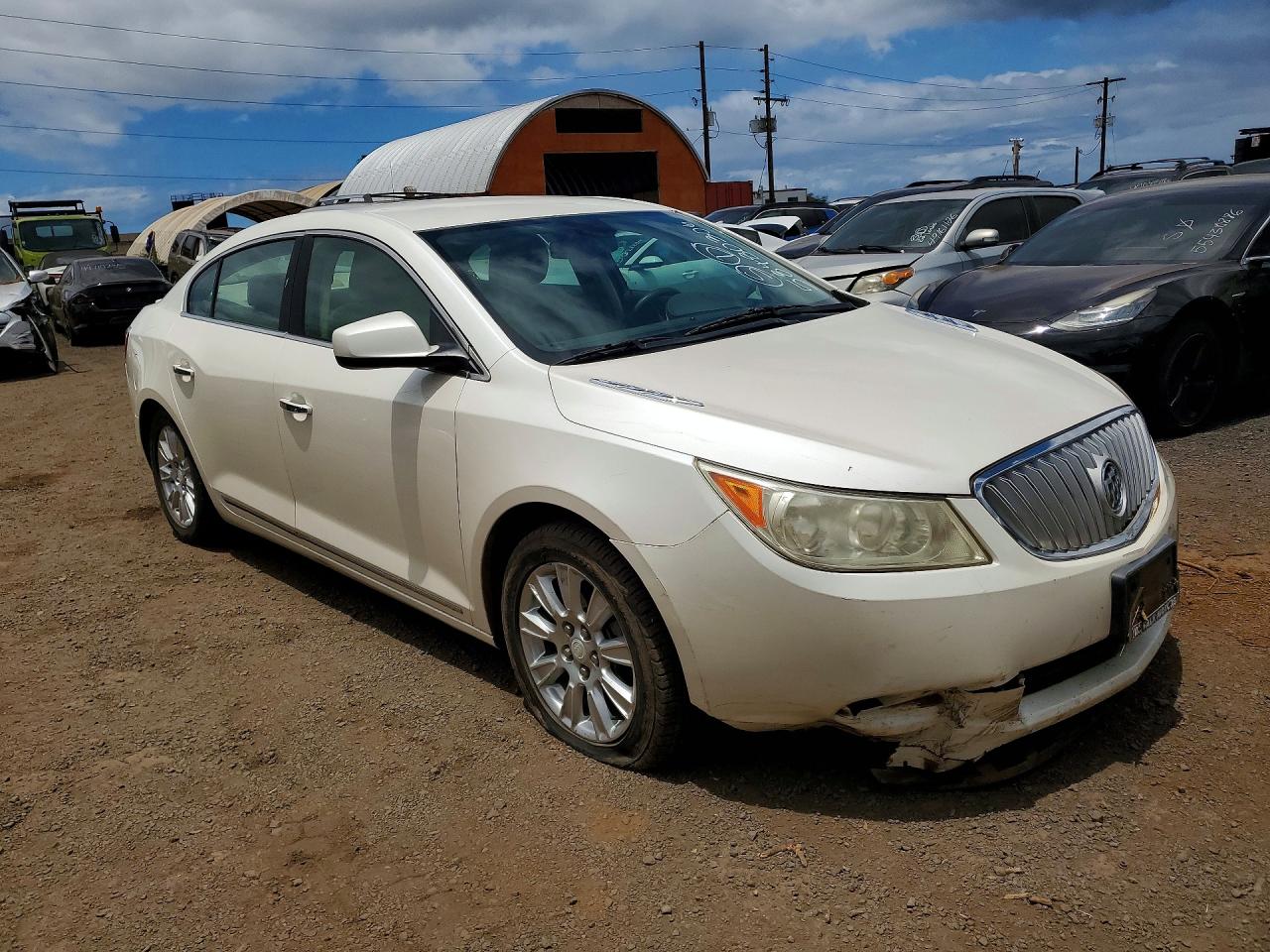 2012 Buick Lacrosse White vin: 1G4GA5ERXCF302151
