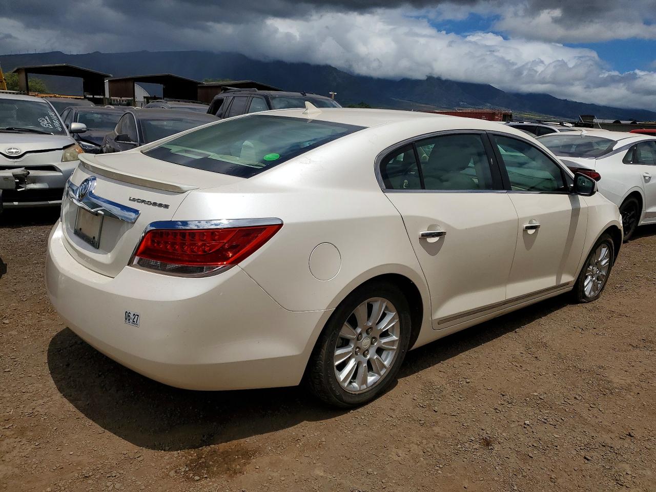 2012 Buick Lacrosse White vin: 1G4GA5ERXCF302151