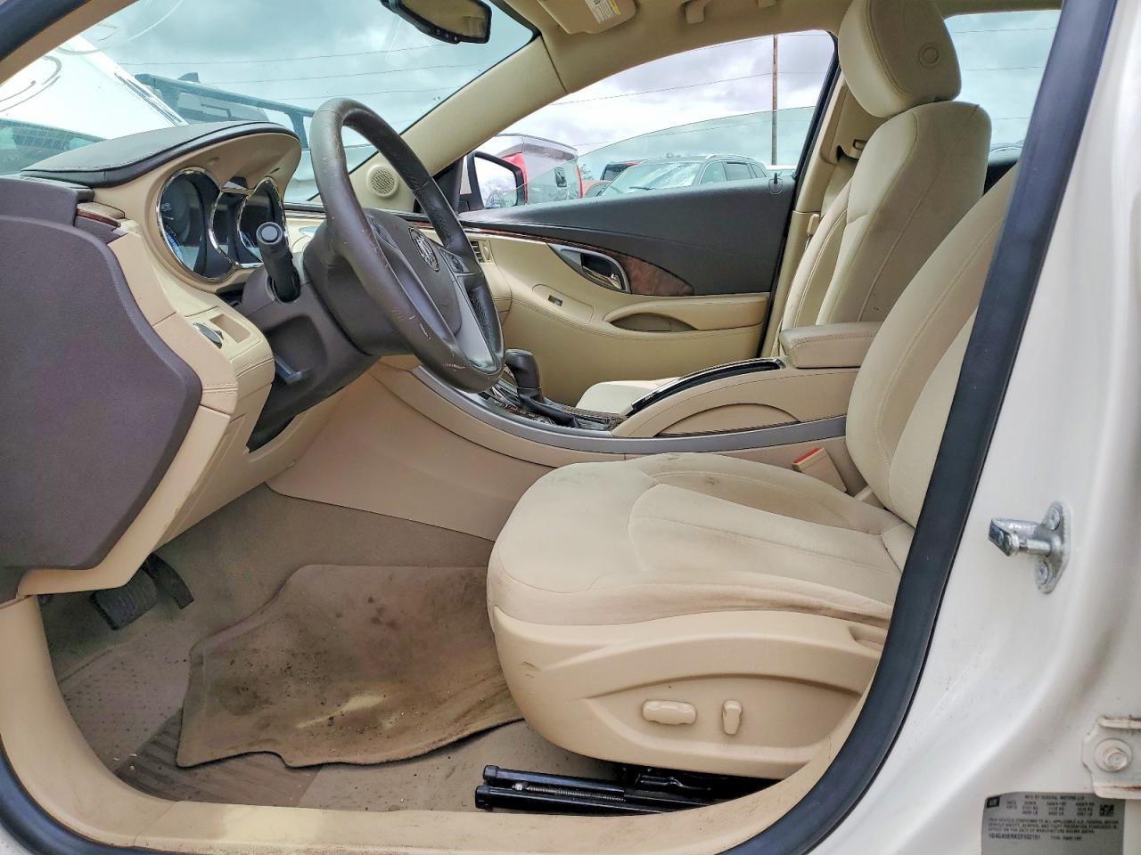 2012 Buick Lacrosse White vin: 1G4GA5ERXCF302151