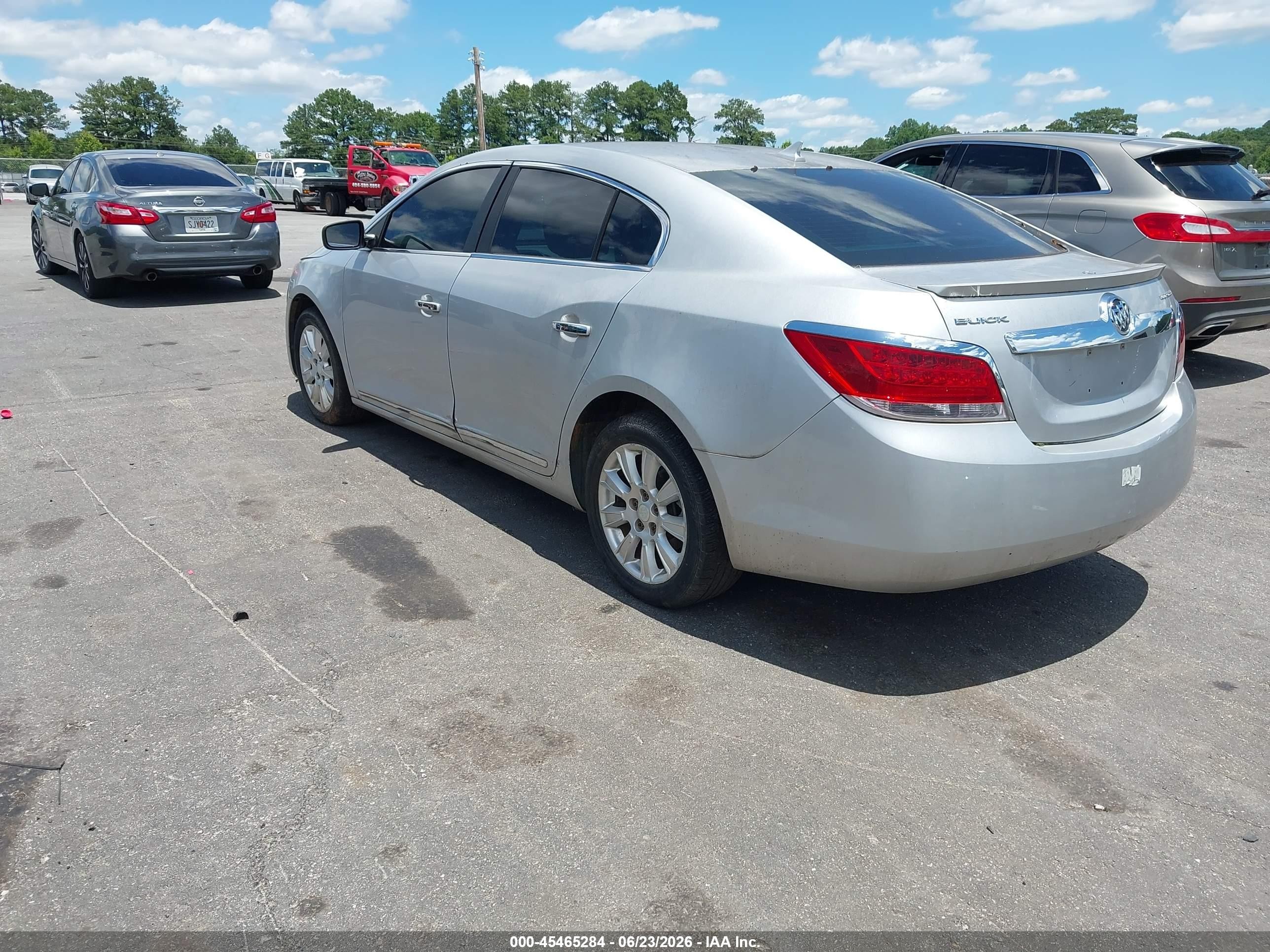 2013 Buick Lacrosse   Silver vin: 1G4GA5ERXDF238114