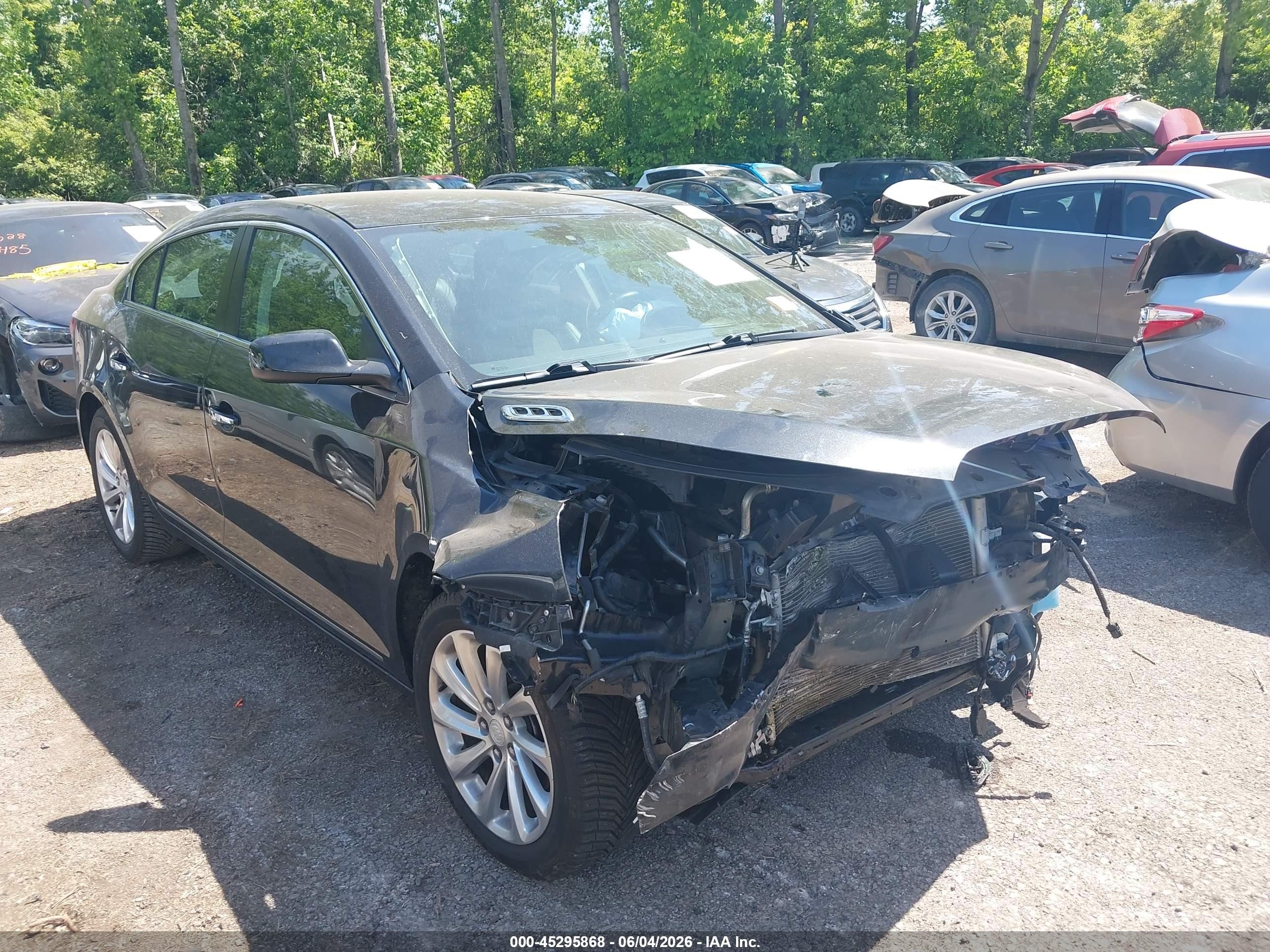2014 Buick Lacrosse   Gray vin: 1G4GA5G36EF138120