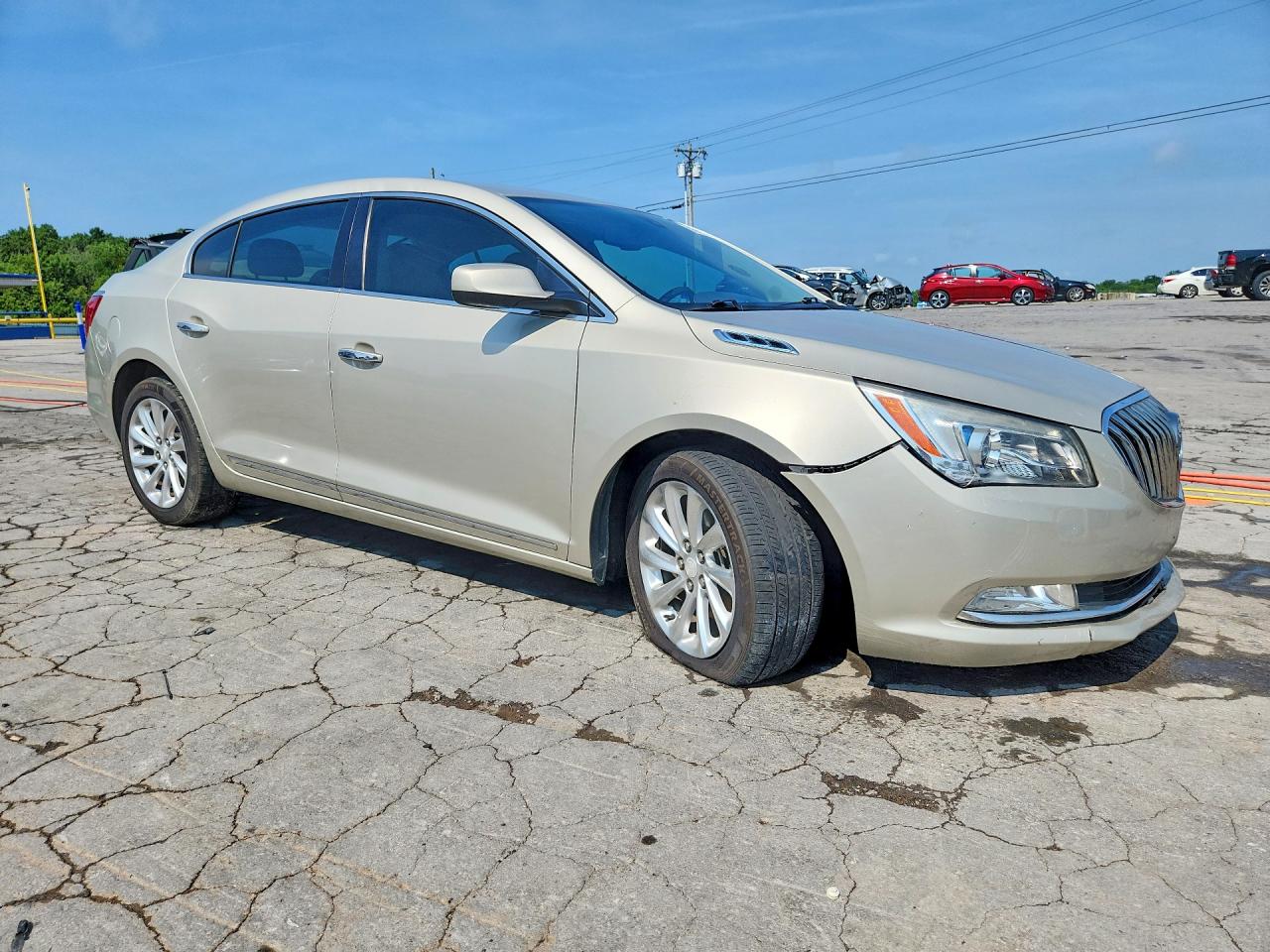 2014 Buick Lacrosse Бежевый vin: 1G4GA5G38EF146817