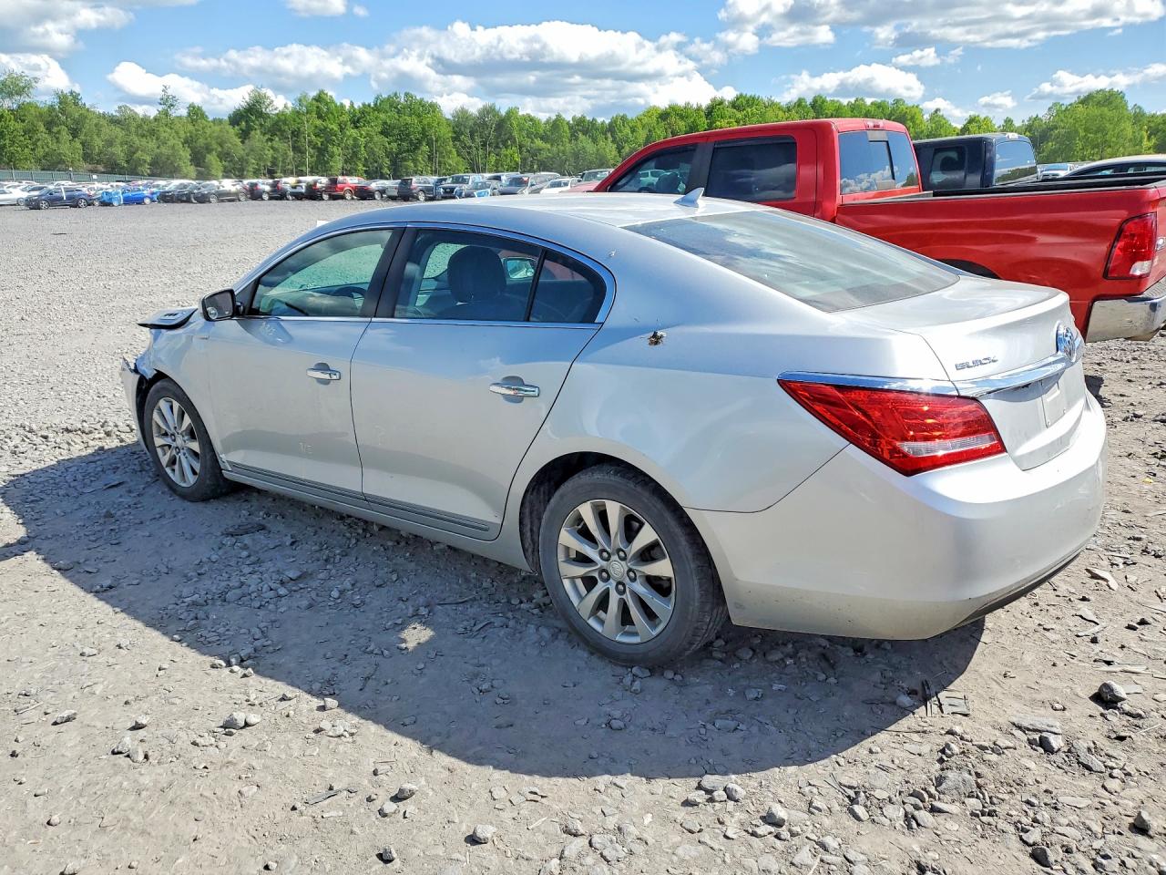 2014 Buick Lacrosse Silver vin: 1G4GA5GR2EF137387