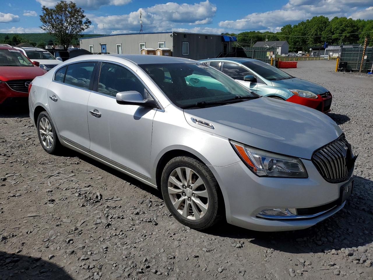 2014 Buick Lacrosse Silver vin: 1G4GA5GR2EF137387