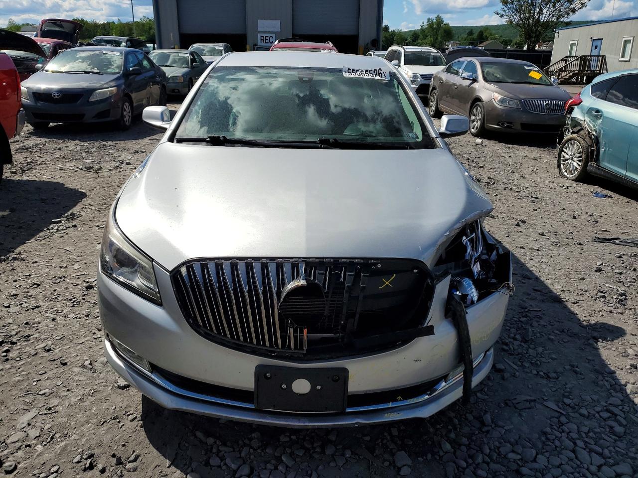 2014 Buick Lacrosse Silver vin: 1G4GA5GR2EF137387