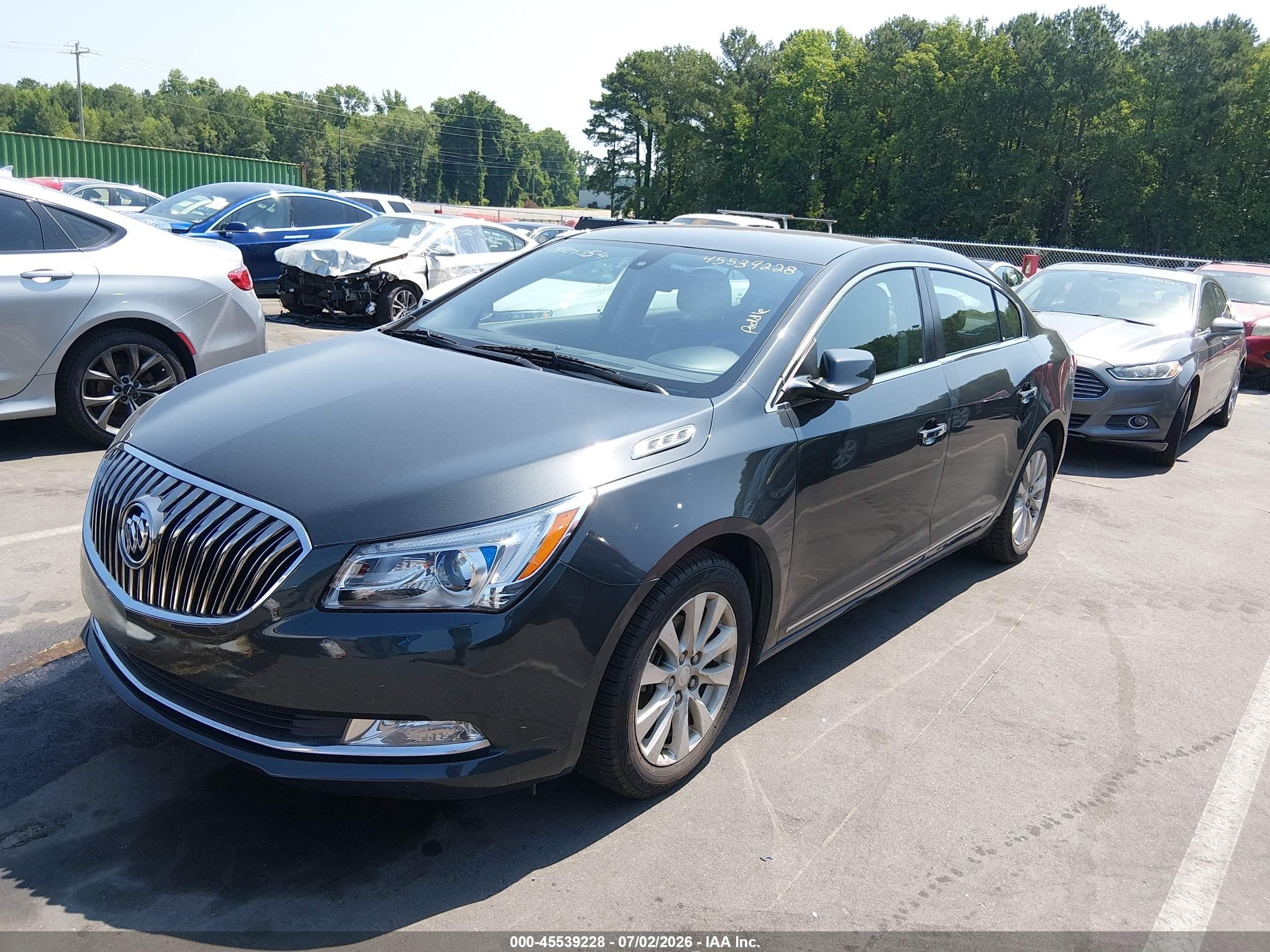 2014 Buick Lacrosse   Gray vin: 1G4GA5GR4EF226605