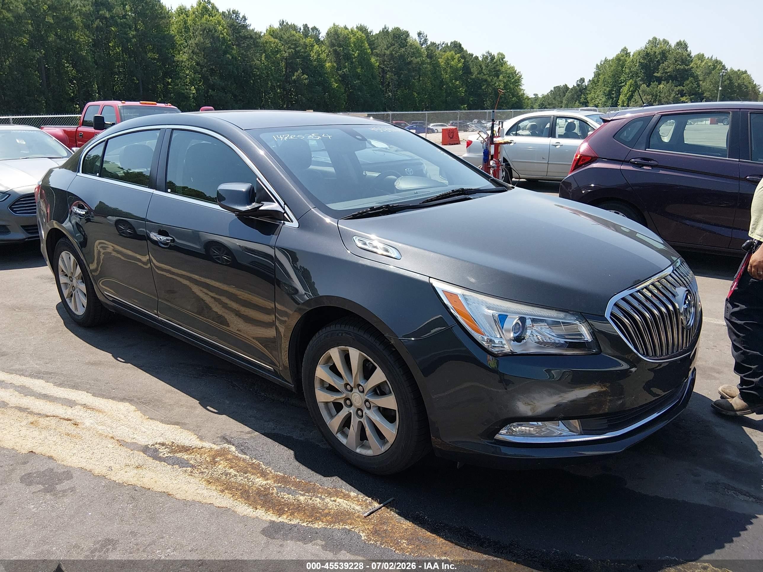 2014 Buick Lacrosse   Gray vin: 1G4GA5GR4EF226605