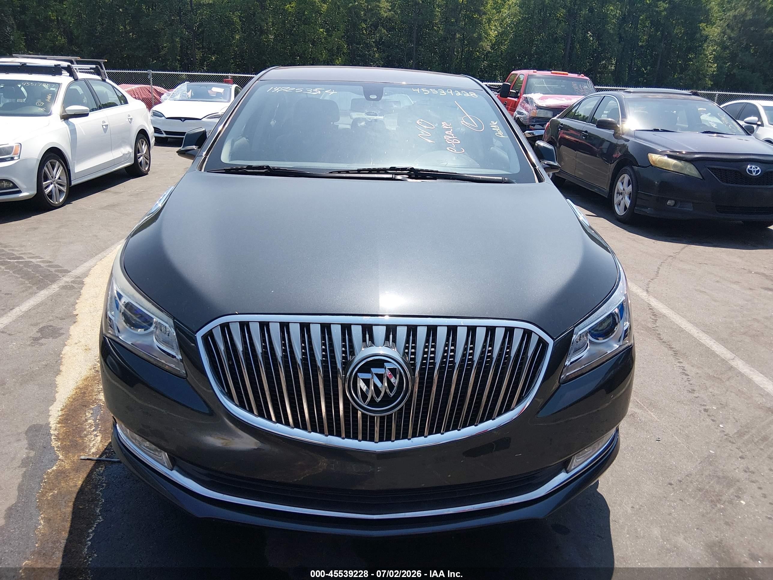2014 Buick Lacrosse   Gray vin: 1G4GA5GR4EF226605