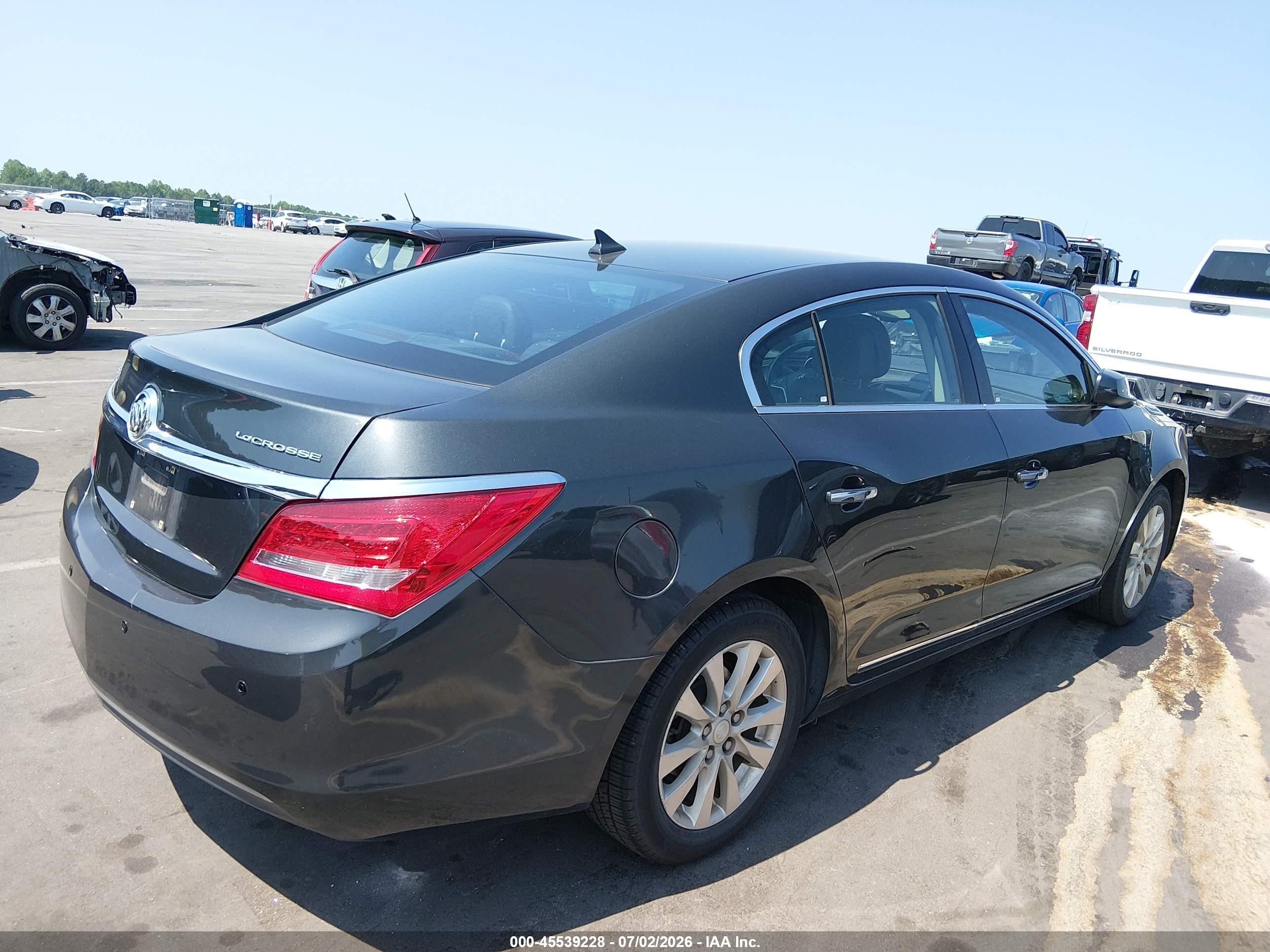 2014 Buick Lacrosse   Gray vin: 1G4GA5GR4EF226605