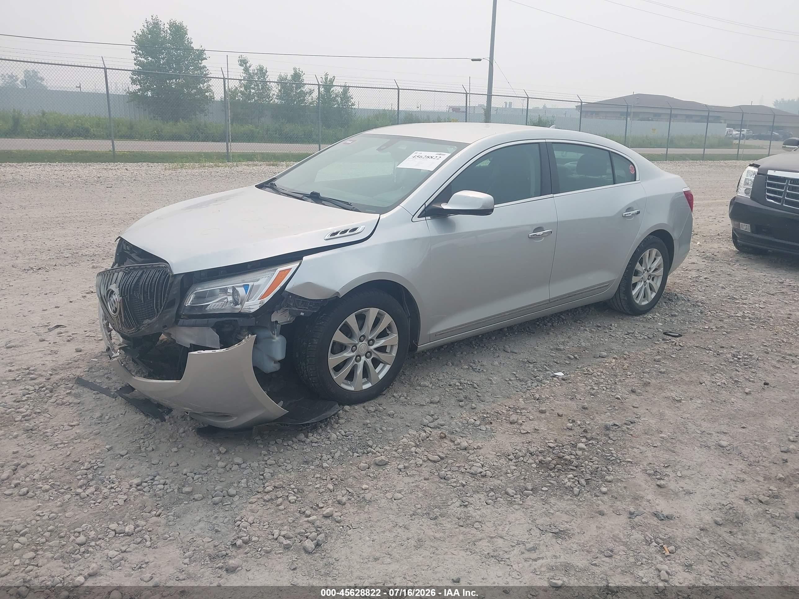 2014 Buick Lacrosse   Silver vin: 1G4GA5GR8EF165548