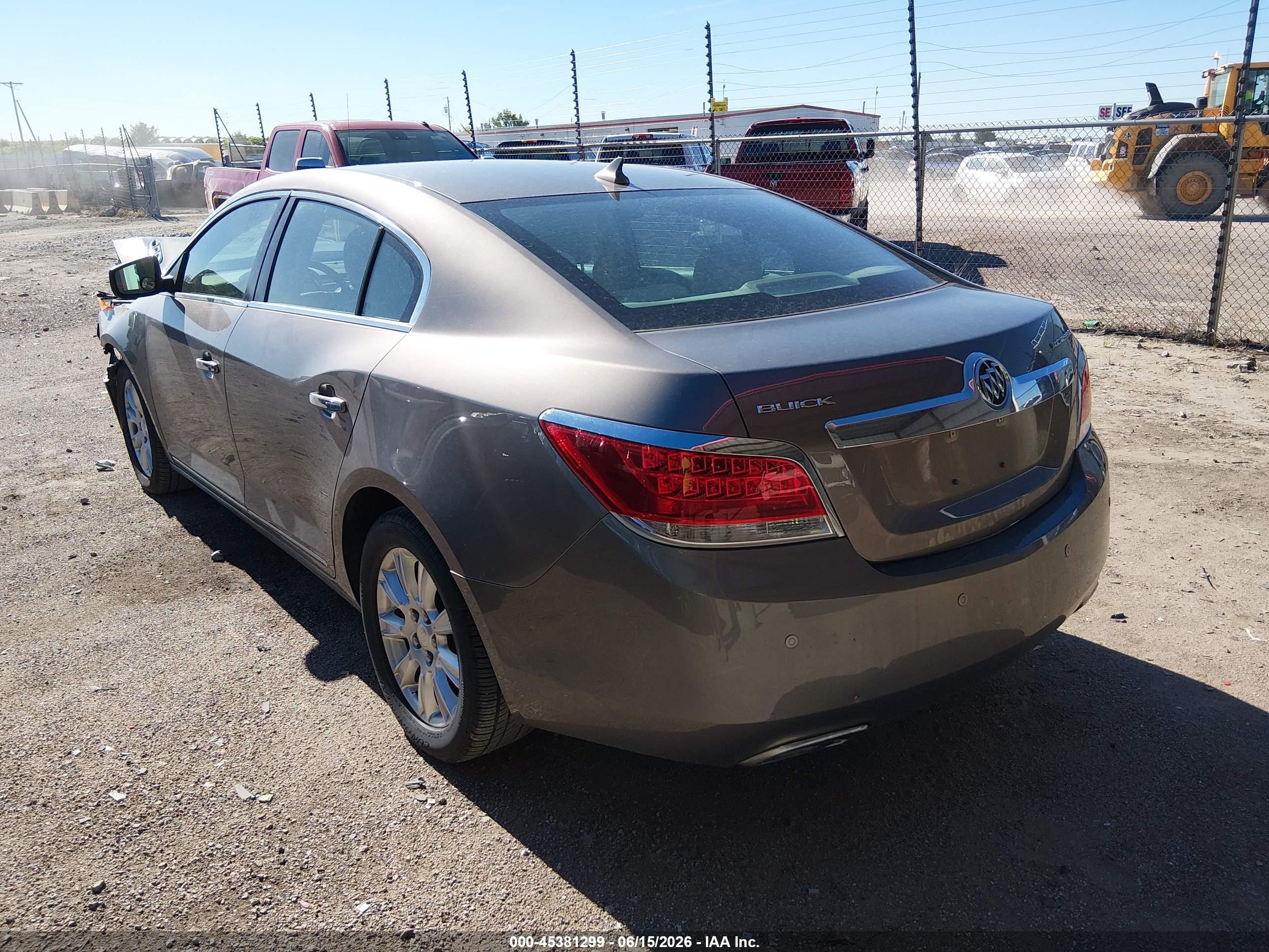 2012 Buick Lacrosse Convenience Group Brown vin: 1G4GB5E35CF148585
