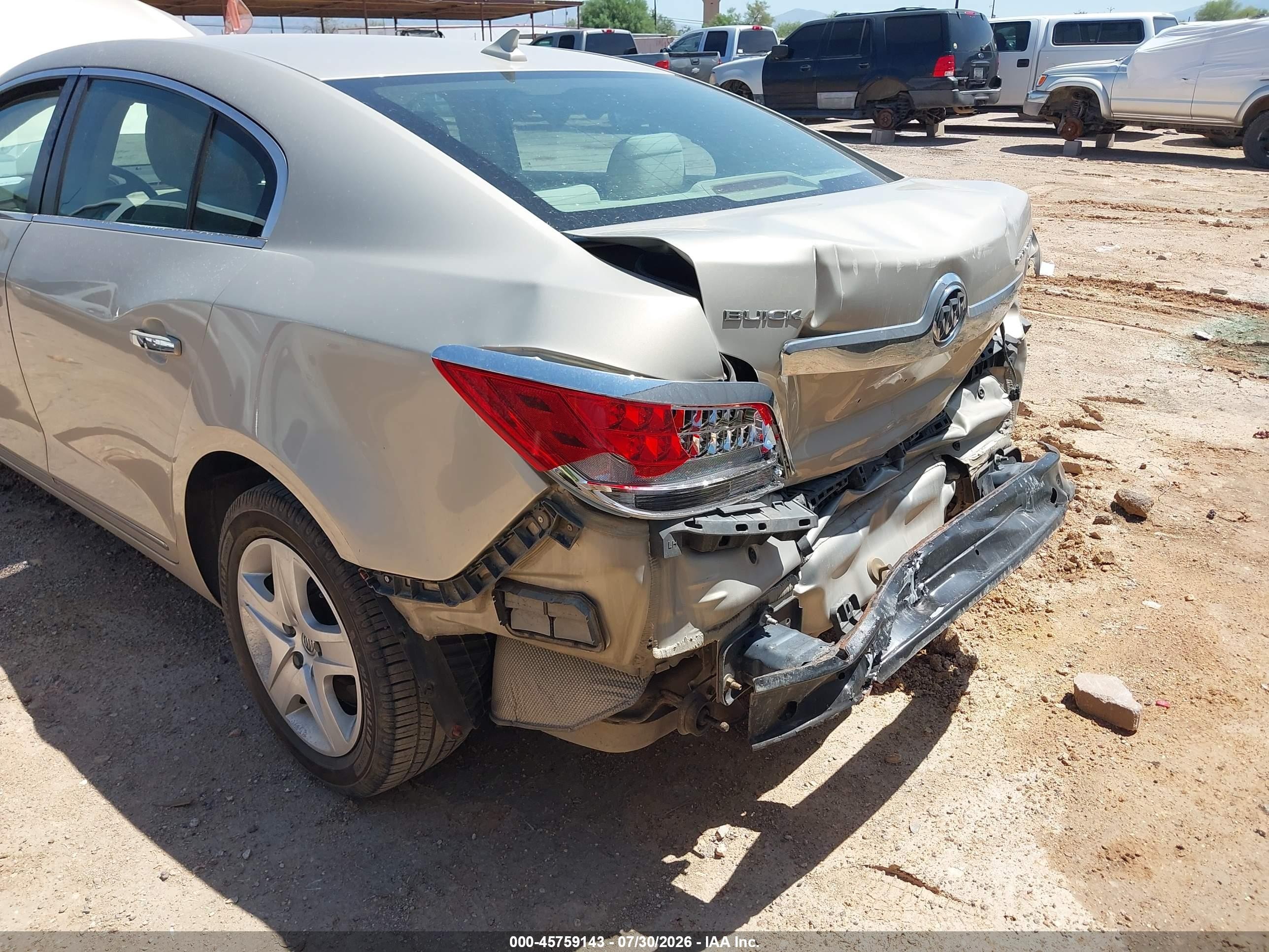 2010 Buick Lacrosse Cx Золотой vin: 1G4GB5EG2AF246280