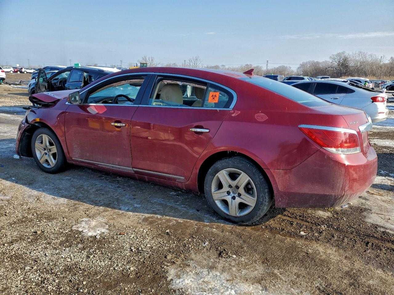 2010 Buick Lacrosse Cx Red vin: 1G4GB5EG2AF250684
