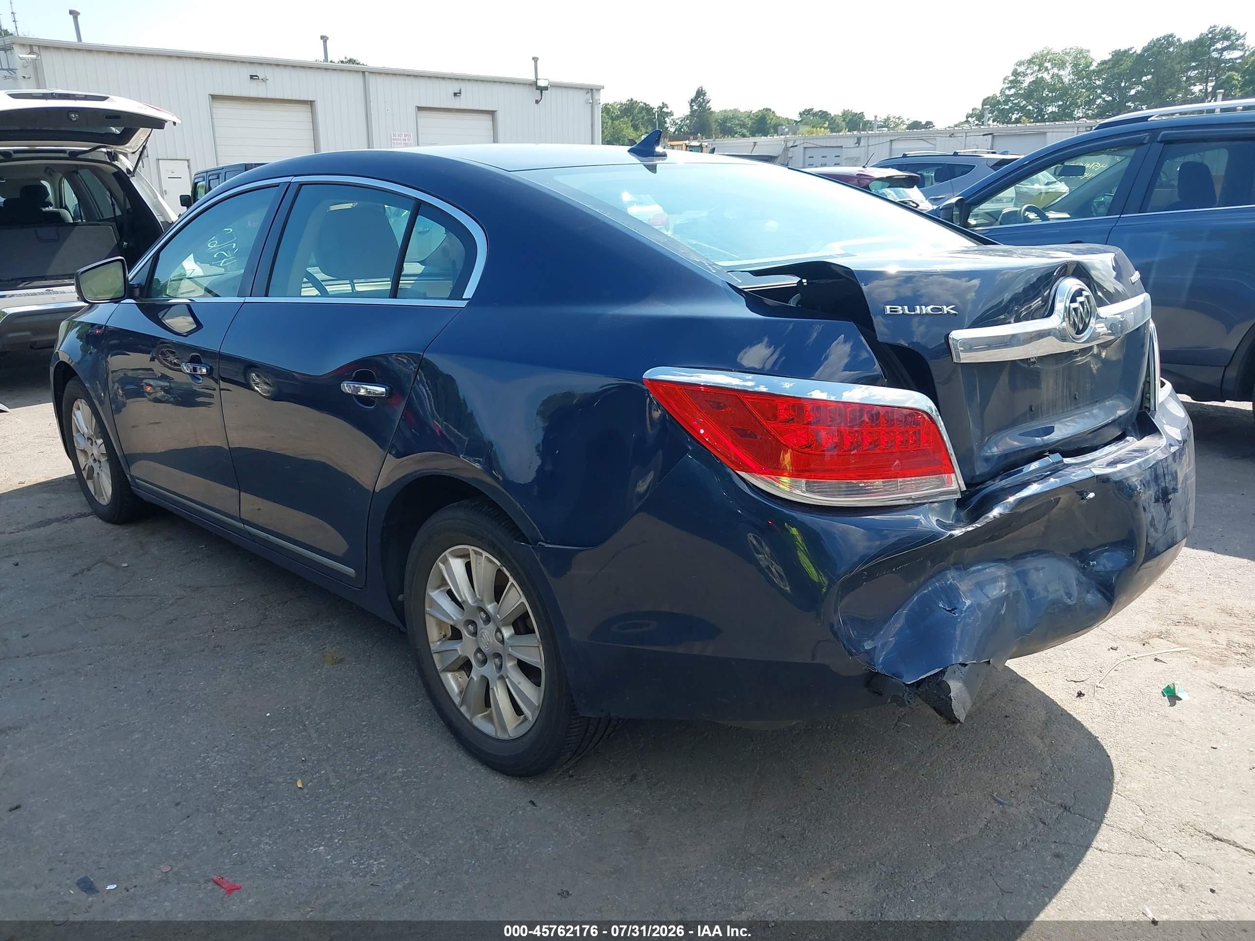 2010 Buick Lacrosse Cx Dark Blue vin: 1G4GB5EG5AF129261