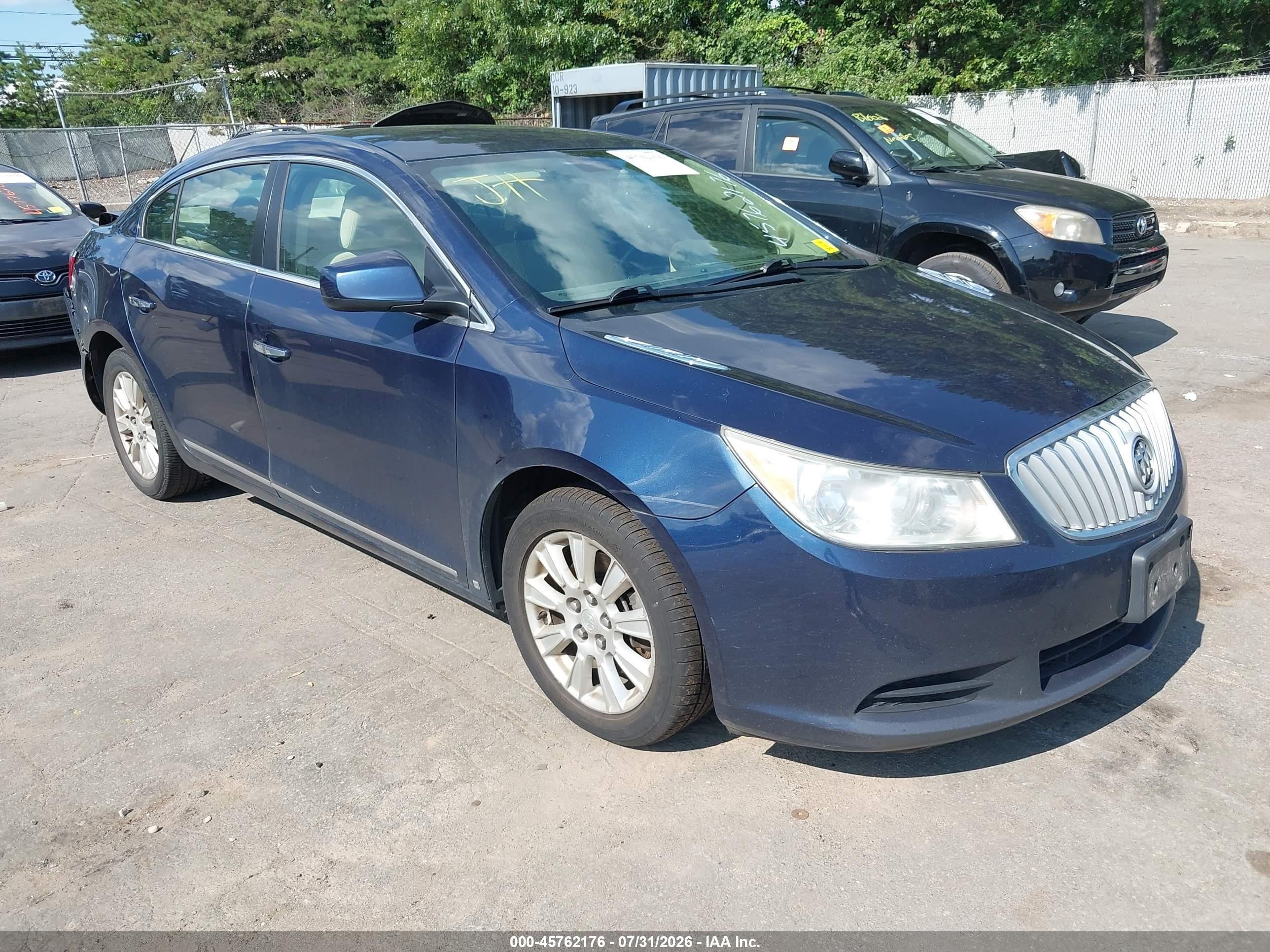2010 Buick Lacrosse Cx Dark Blue vin: 1G4GB5EG5AF129261