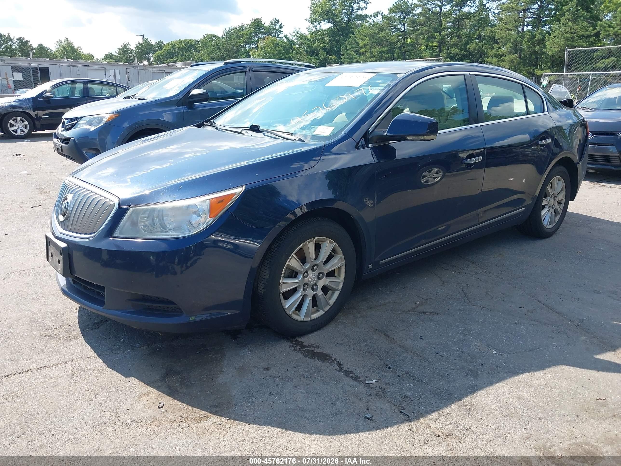 2010 Buick Lacrosse Cx Dark Blue vin: 1G4GB5EG5AF129261