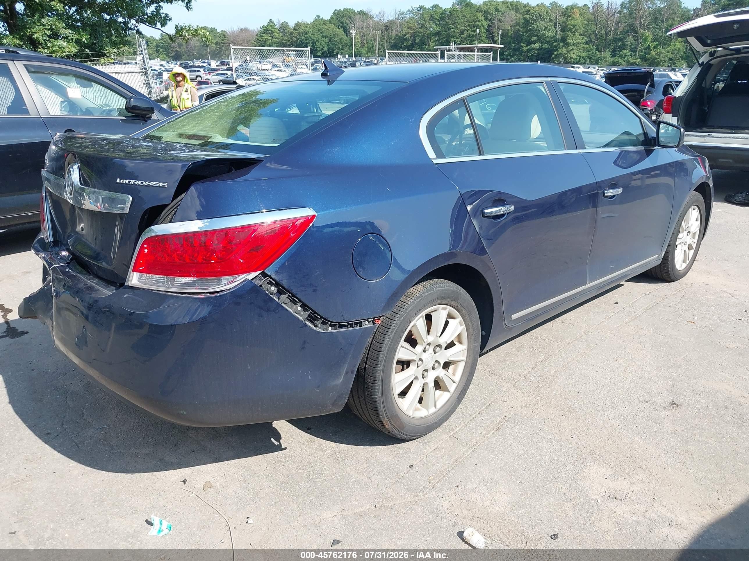 2010 Buick Lacrosse Cx Dark Blue vin: 1G4GB5EG5AF129261