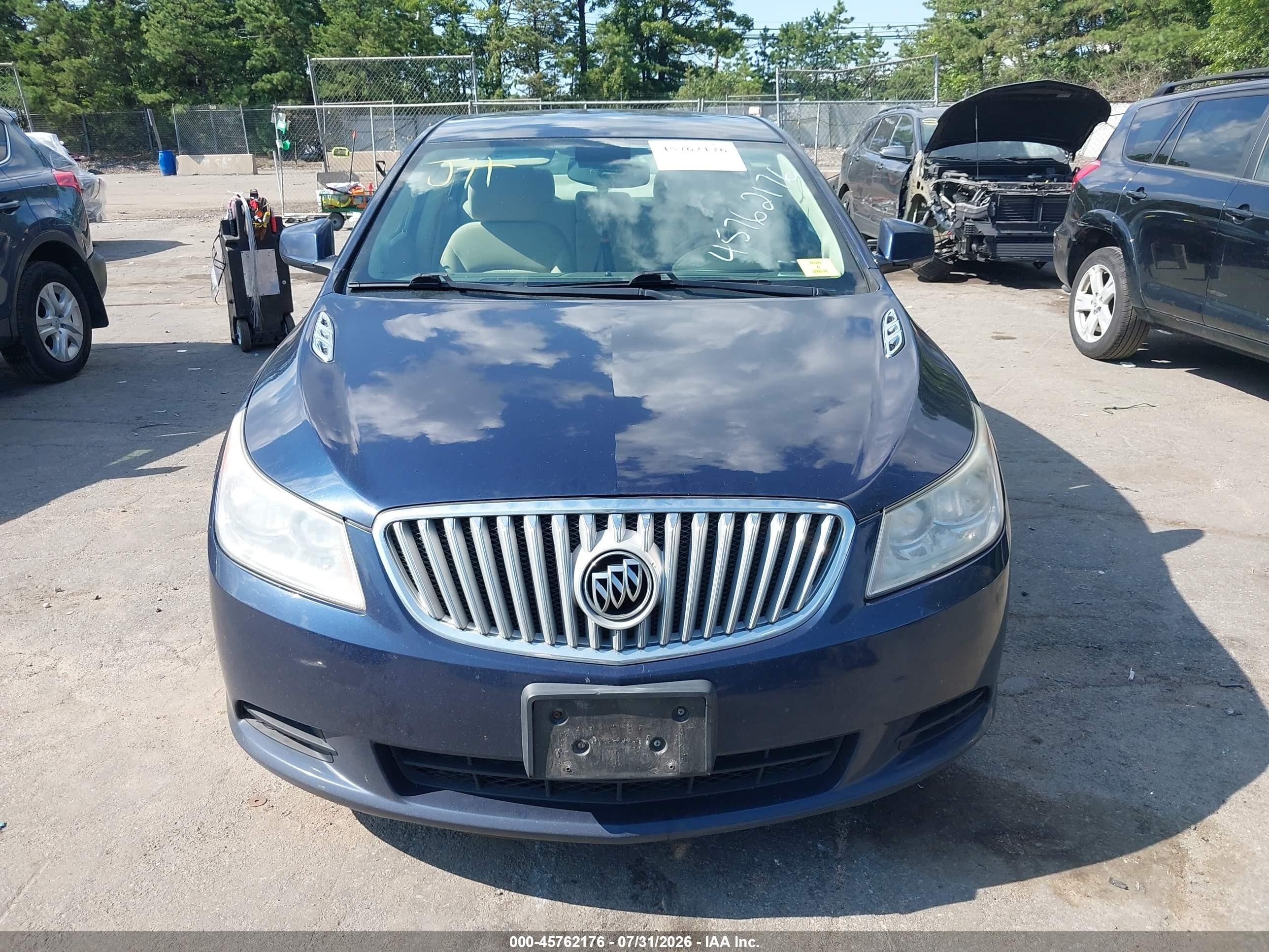 2010 Buick Lacrosse Cx Dark Blue vin: 1G4GB5EG5AF129261