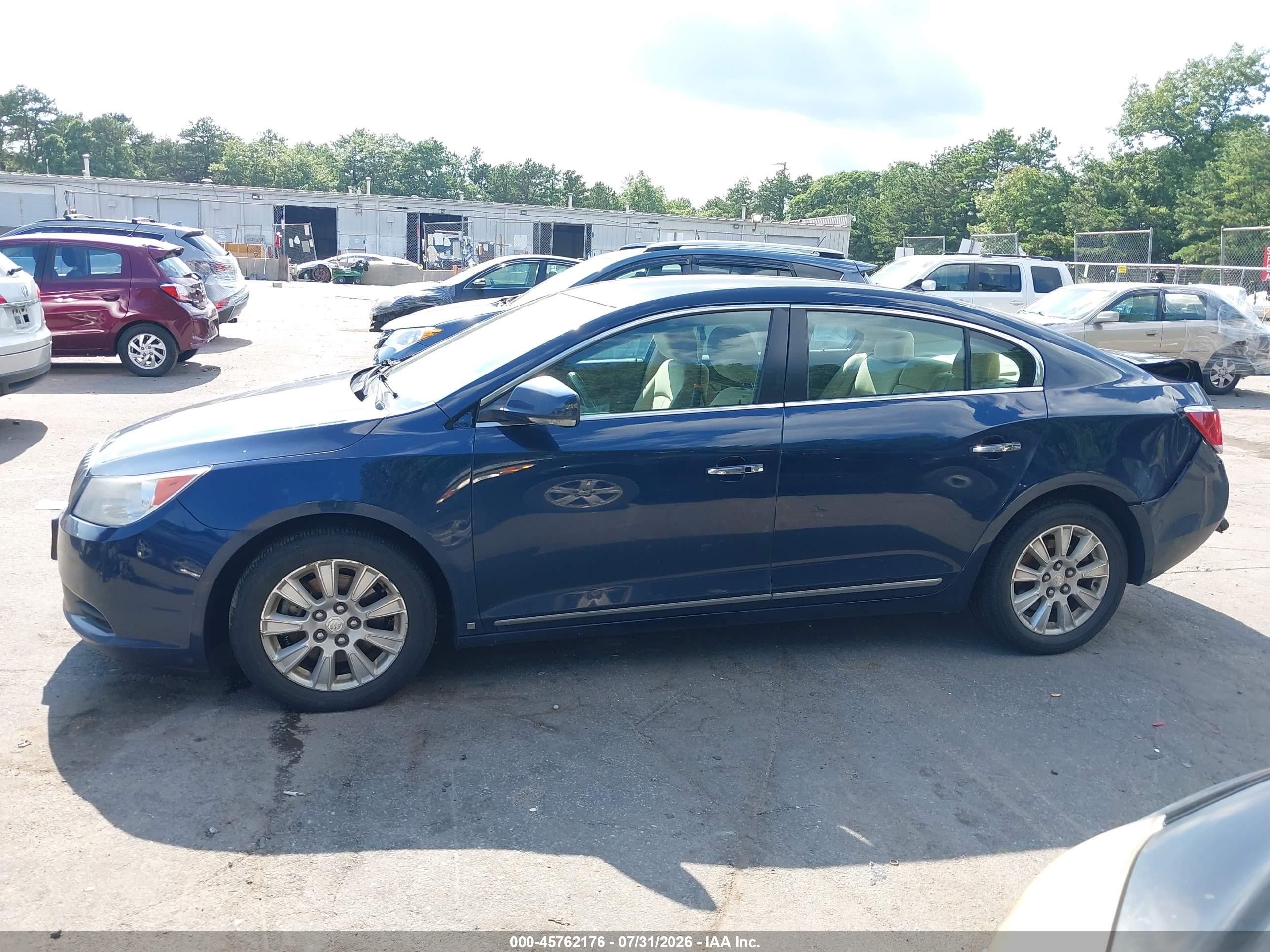 2010 Buick Lacrosse Cx Dark Blue vin: 1G4GB5EG5AF129261