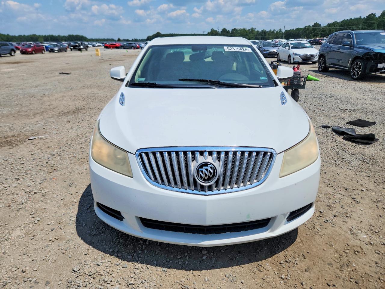 2010 Buick Lacrosse Cx White vin: 1G4GB5EG5AF149722