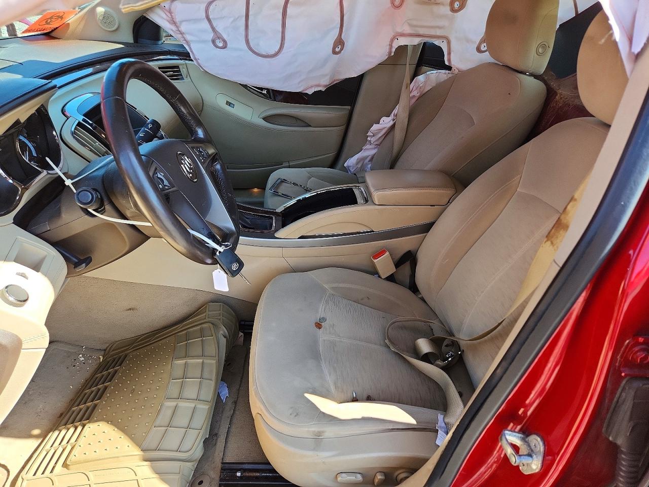 2012 Buick Lacrosse Convenience Красный vin: 1G4GB5ER3CF242789