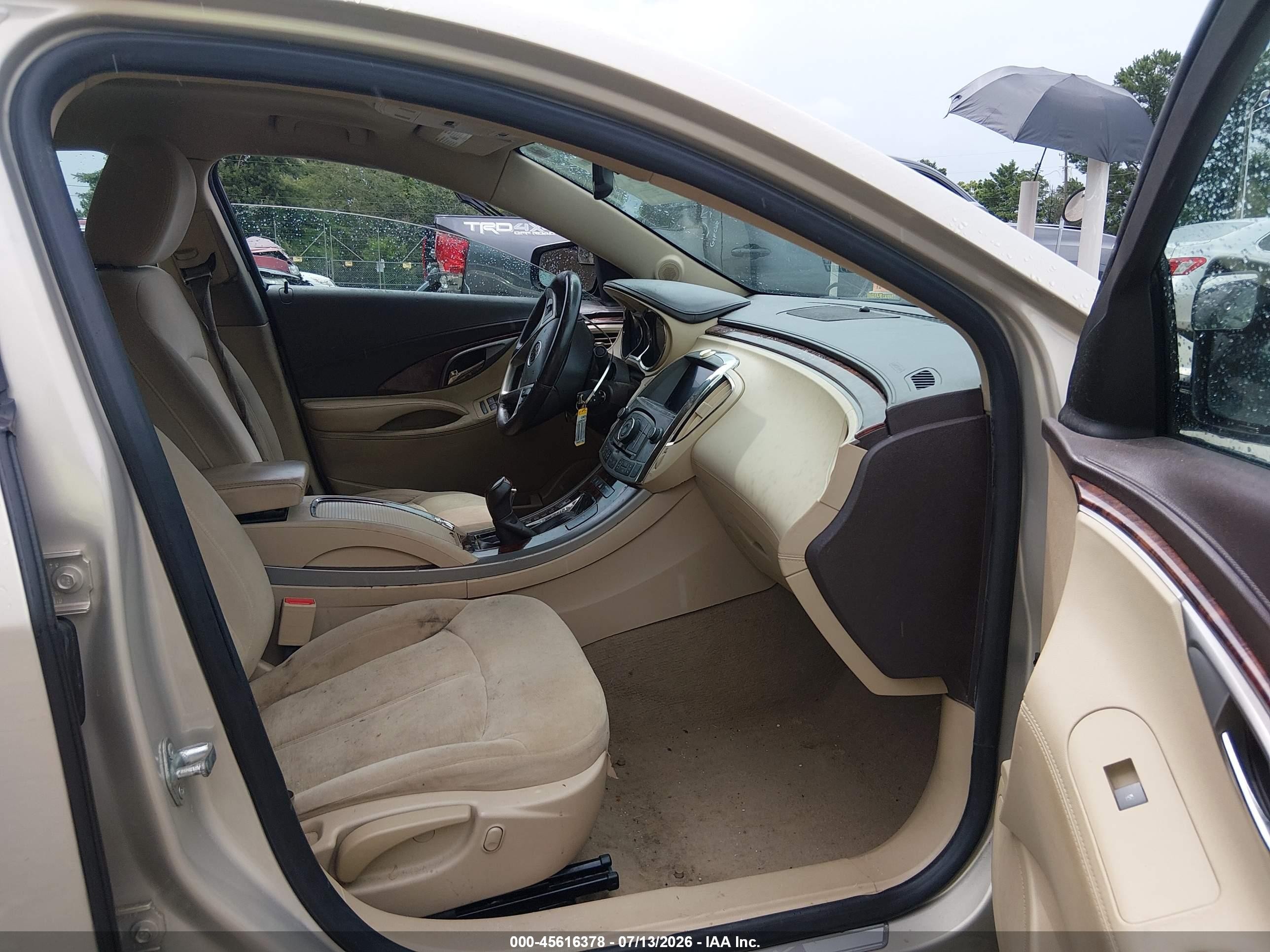 2012 Buick Lacrosse Convenience Group Gold vin: 1G4GB5ER4CF346854