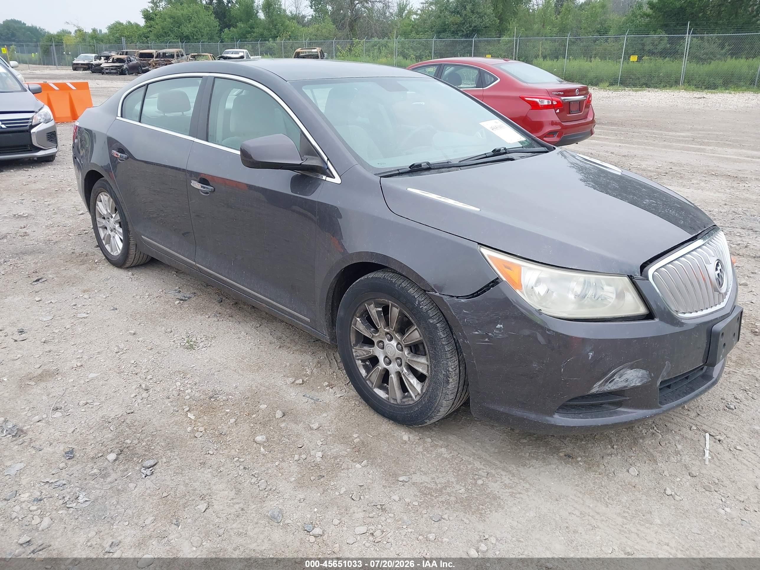 2012 Buick Lacrosse Convenience Group Gray vin: 1G4GB5ER5CF277866