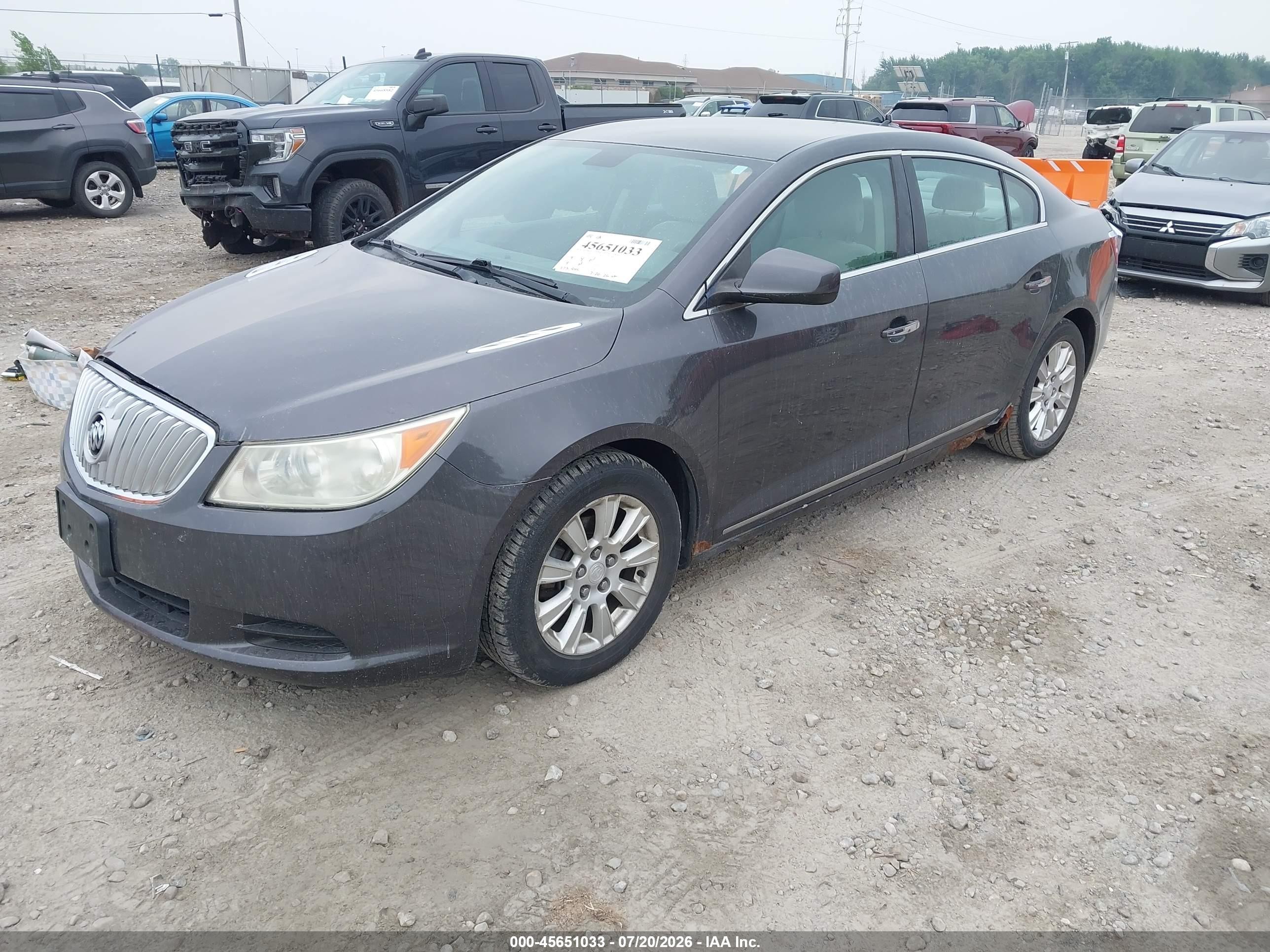 2012 Buick Lacrosse Convenience Group Gray vin: 1G4GB5ER5CF277866