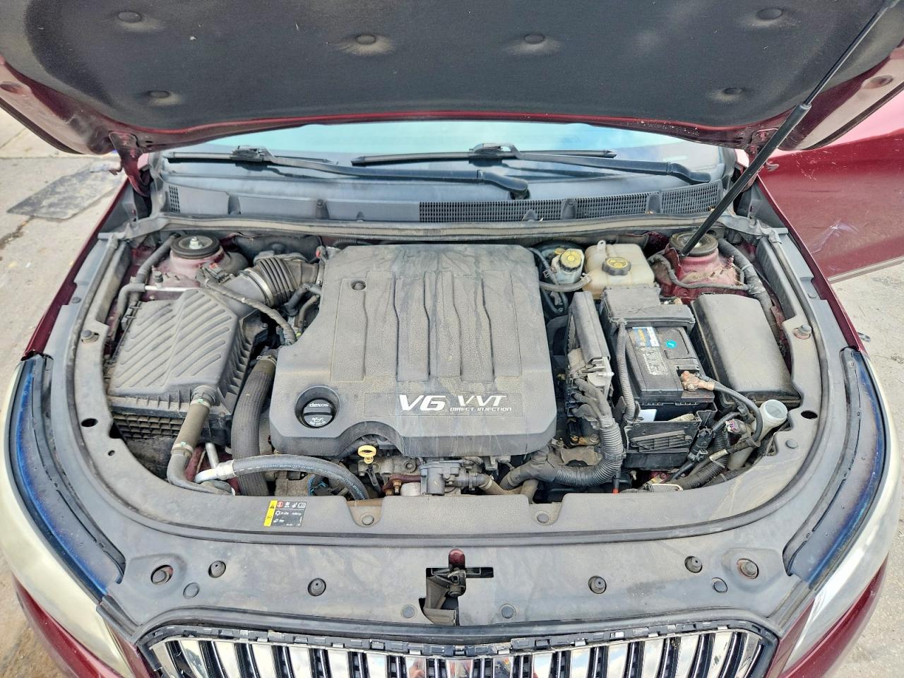 2014 Buick Lacrosse Maroon vin: 1G4GB5G30EF305309