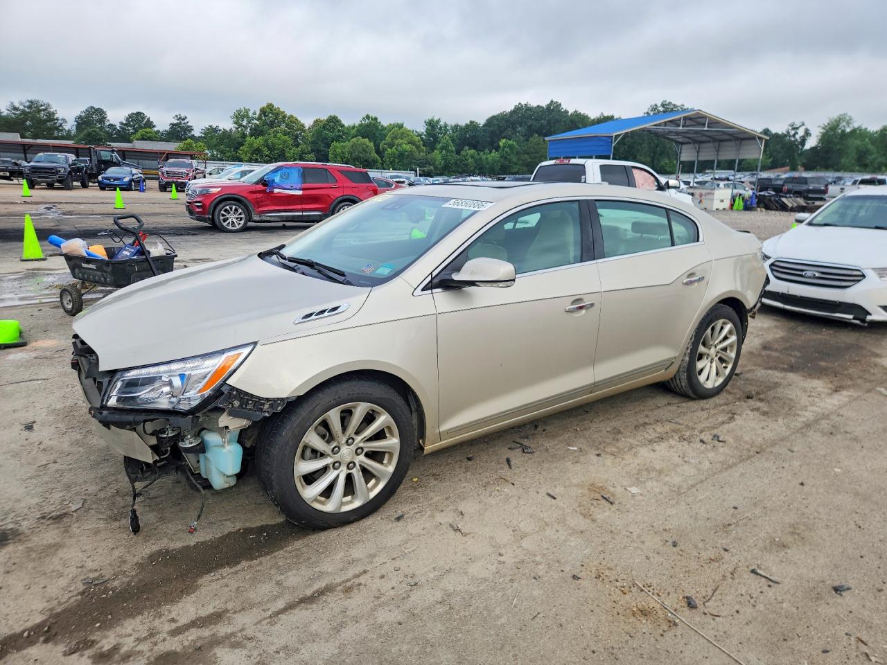 2016 Buick Lacrosse Beige vin: 1G4GB5G30GF124231
