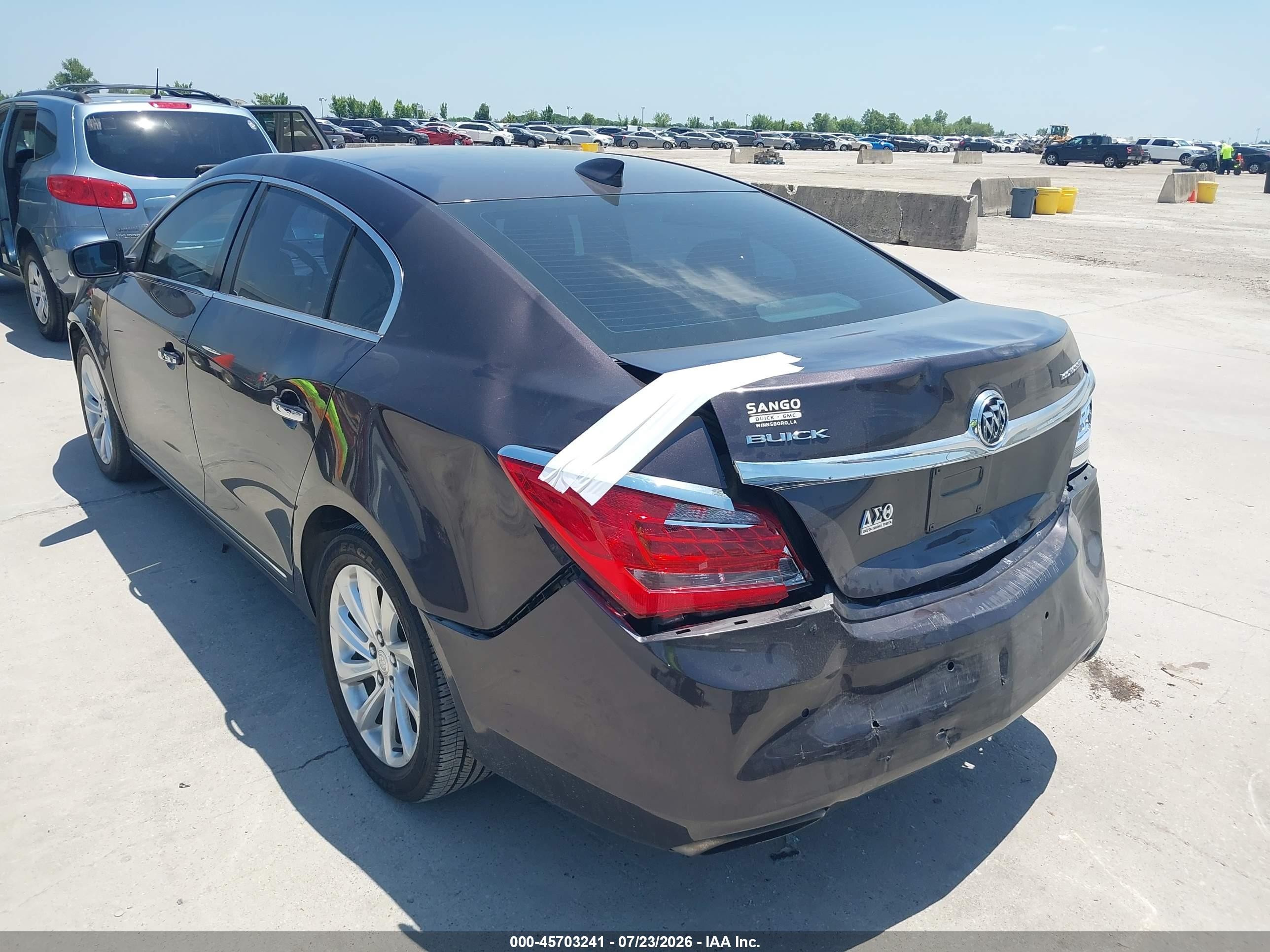 2015 Buick Lacrosse Leather Gray vin: 1G4GB5G31FF159827