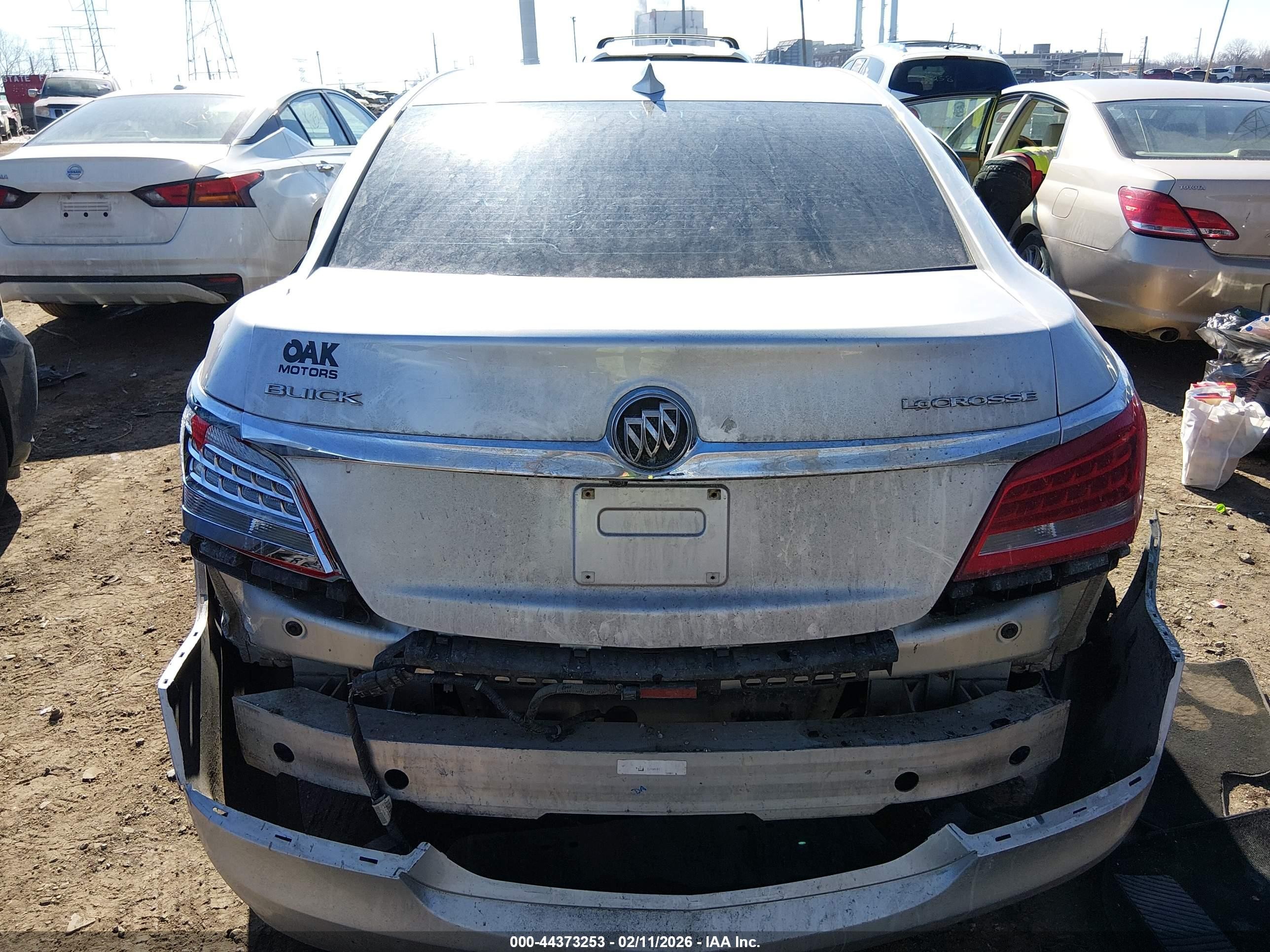 2015 Buick Lacrosse Leather Silver vin: 1G4GB5G31FF291602