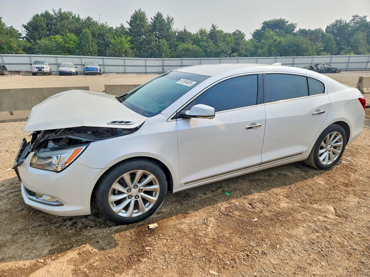 2015 Buick Lacrosse White vin: 1G4GB5G31FF294676