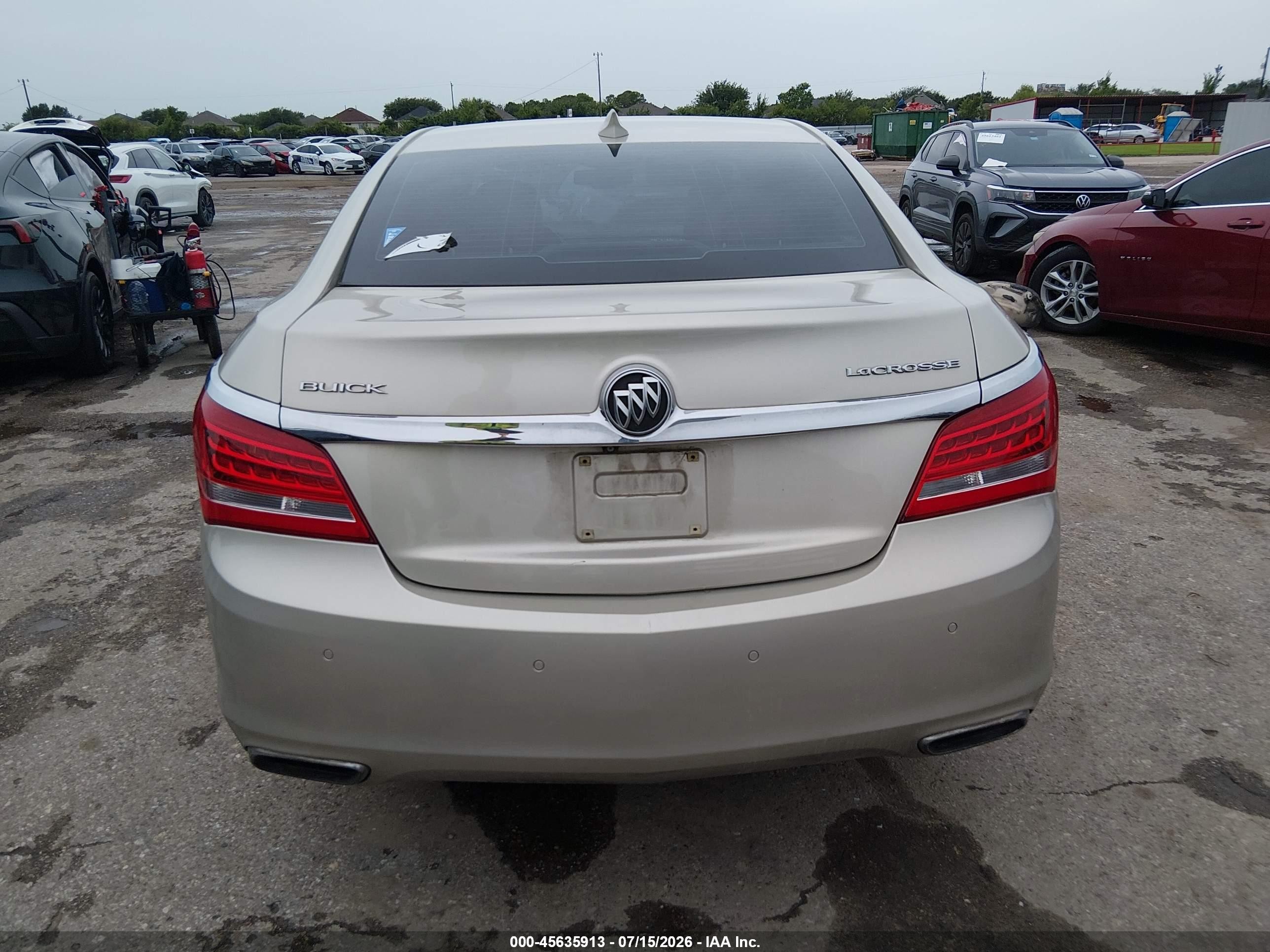 2015 Buick Lacrosse Leather Beige vin: 1G4GB5G31FF348915
