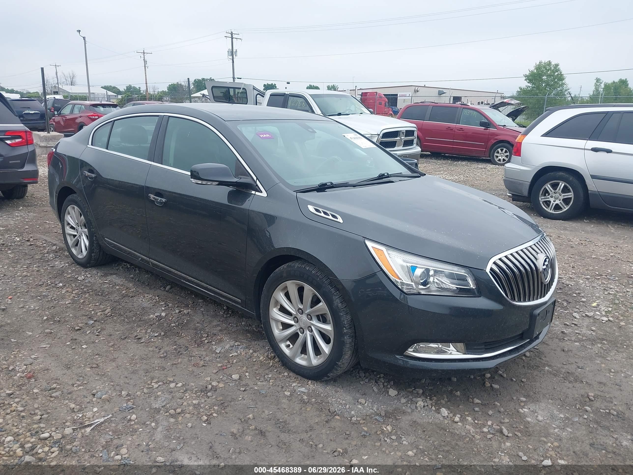 2015 Buick Lacrosse Leather Серый vin: 1G4GB5G32FF136038