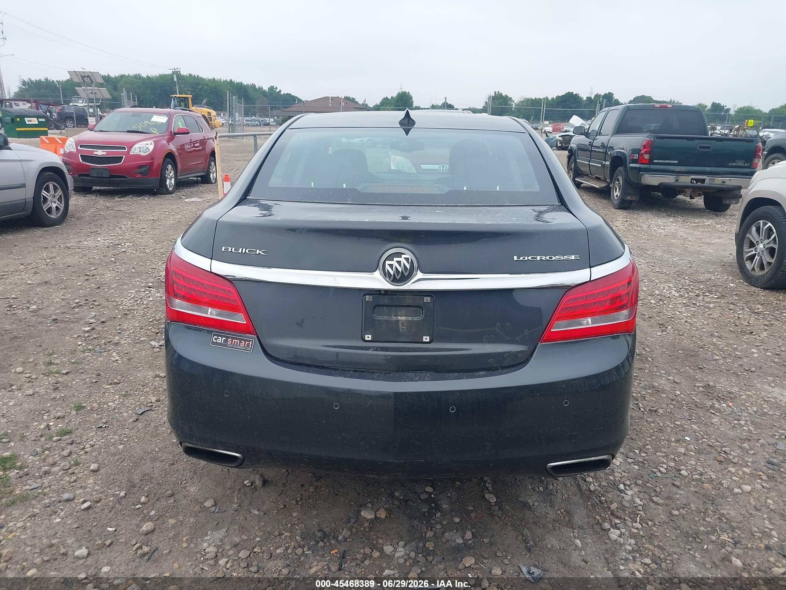 2015 Buick Lacrosse Leather Gray vin: 1G4GB5G32FF136038