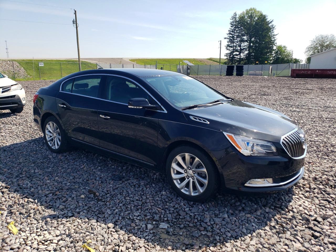 2015 Buick Lacrosse Black vin: 1G4GB5G32FF136279