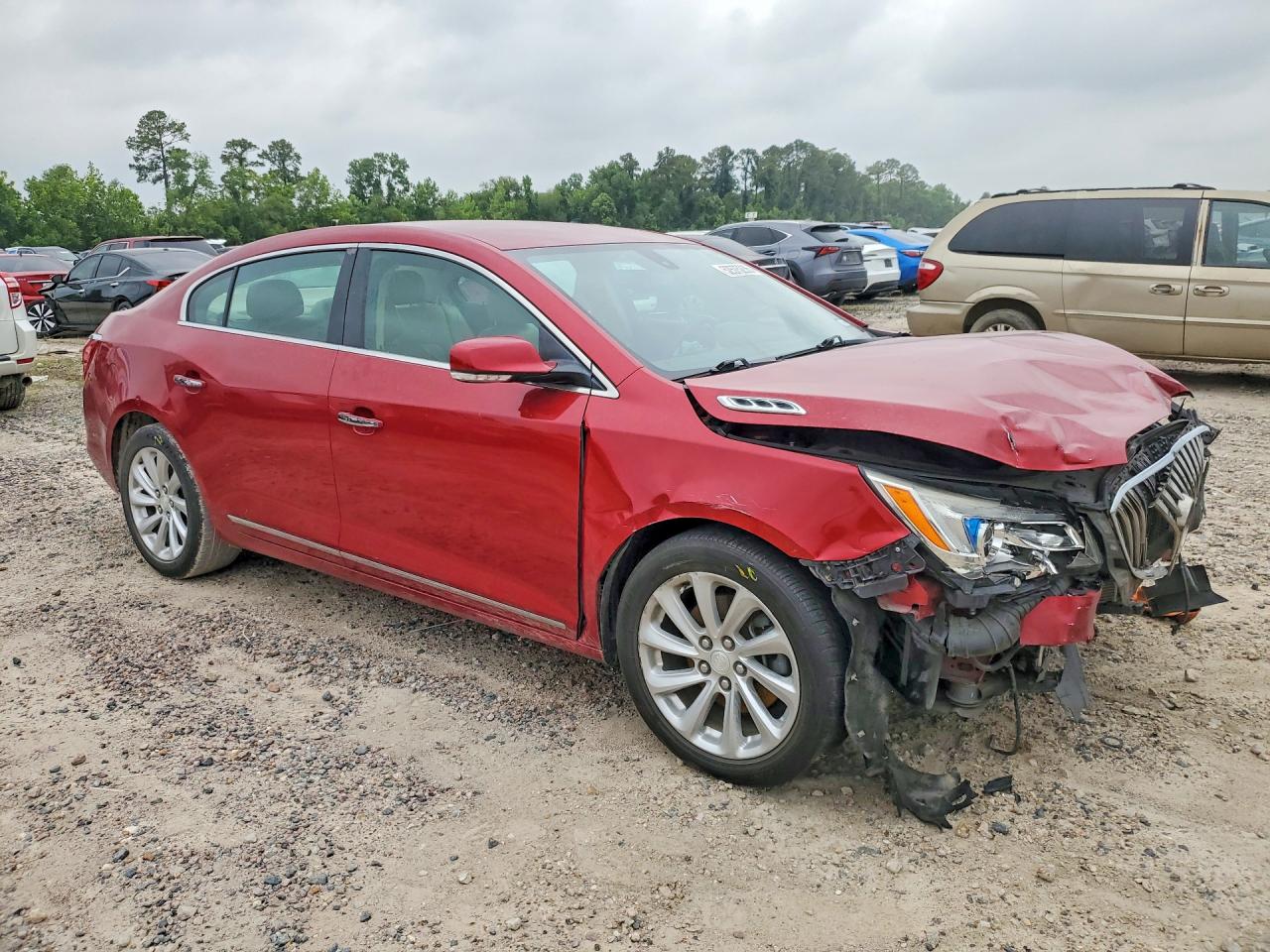 2014 Buick Lacrosse Red vin: 1G4GB5G33EF105315