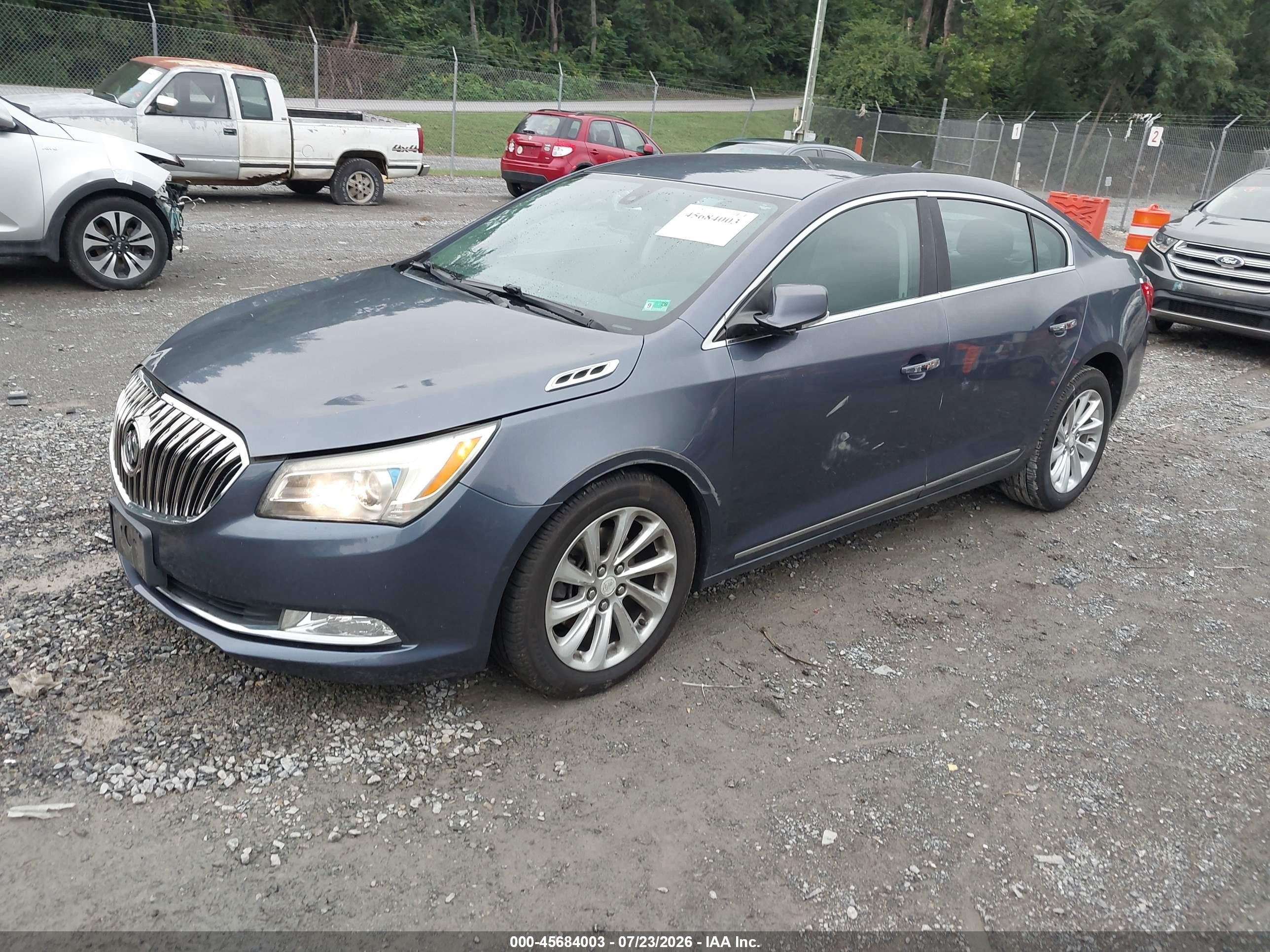 2014 Buick Lacrosse Leather Group Blue vin: 1G4GB5G33EF112815