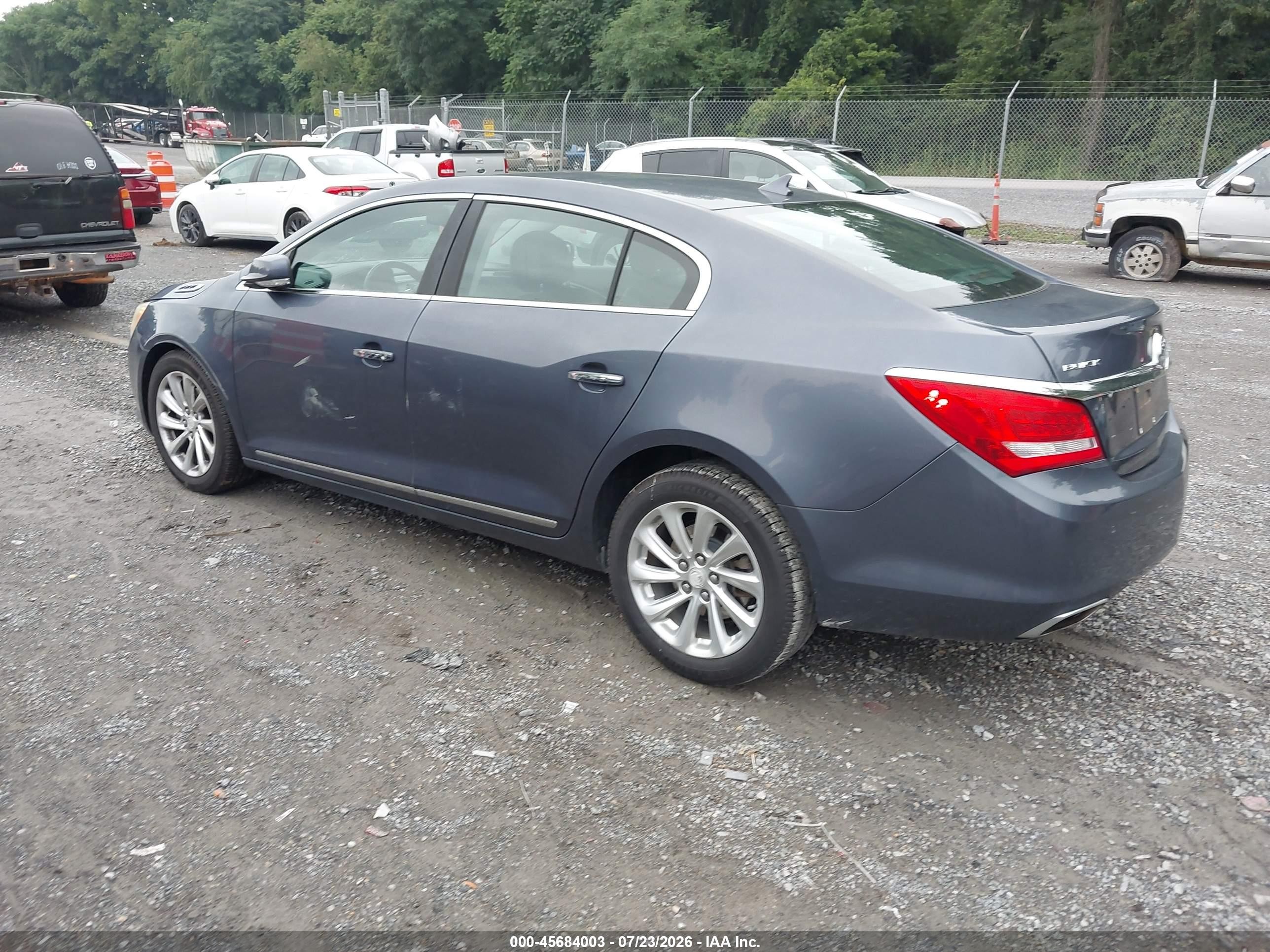 2014 Buick Lacrosse Leather Group Blue vin: 1G4GB5G33EF112815