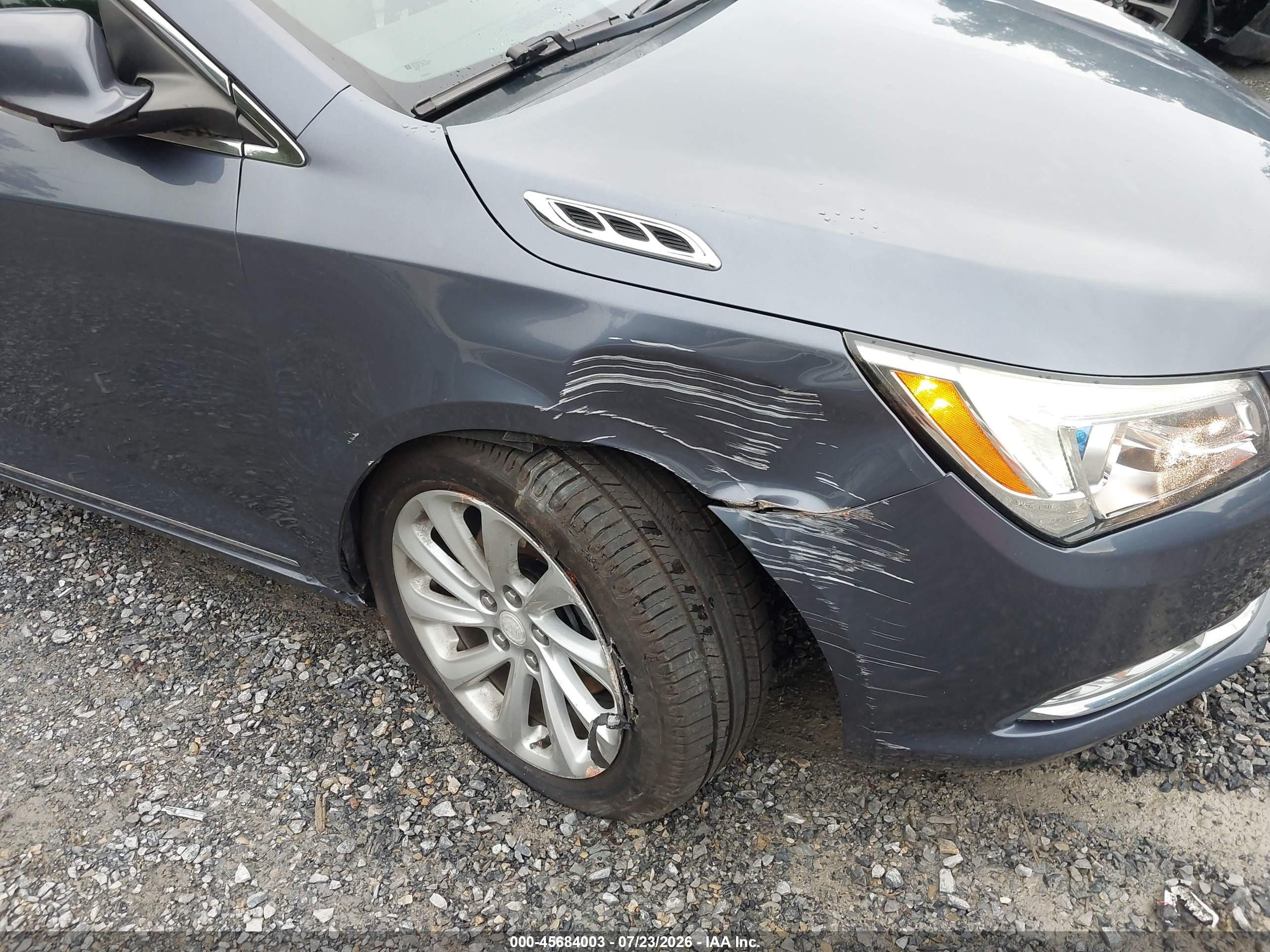 2014 Buick Lacrosse Leather Group Blue vin: 1G4GB5G33EF112815