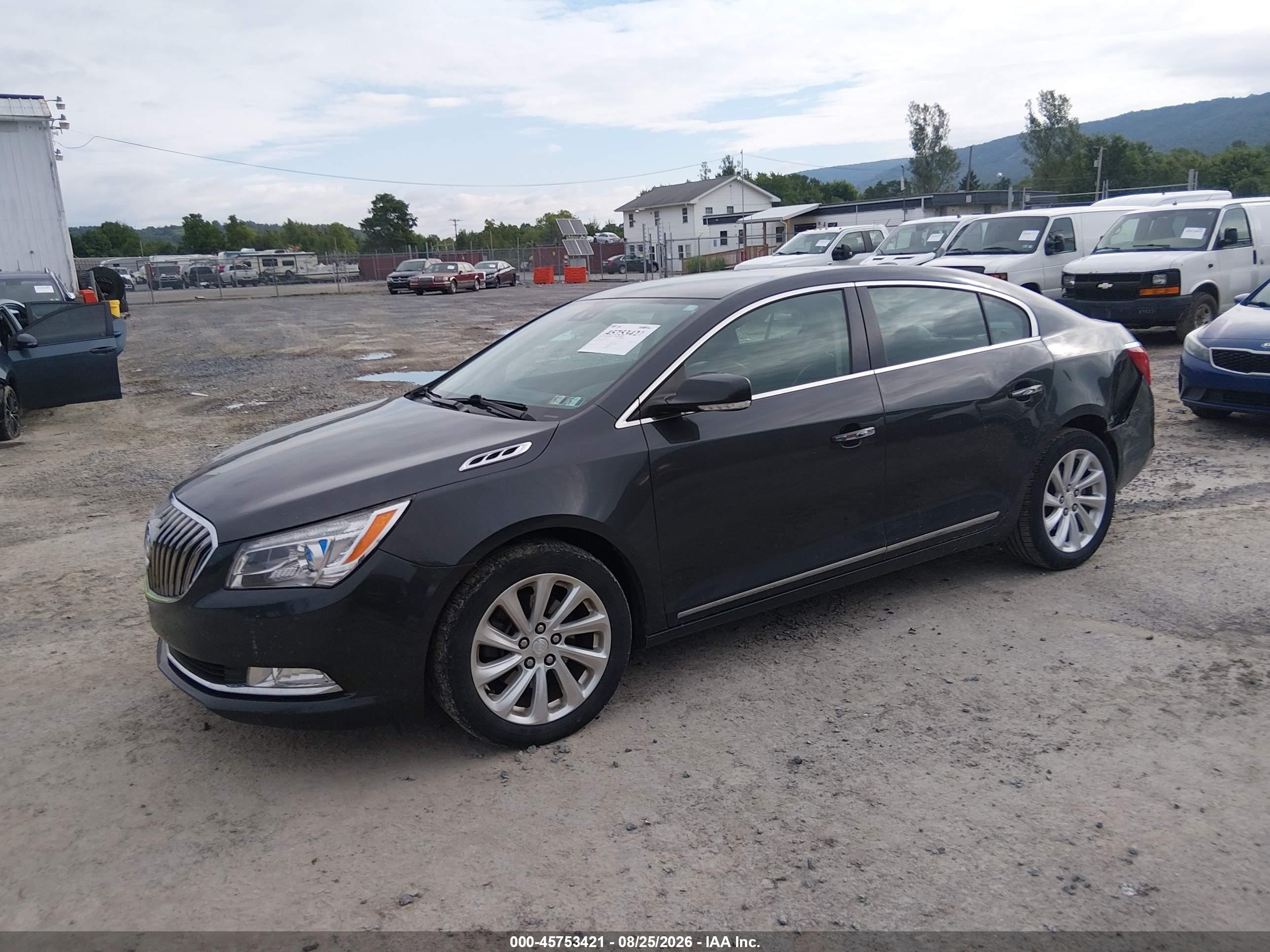 2015 Buick Lacrosse Leather Gray vin: 1G4GB5G33FF182364